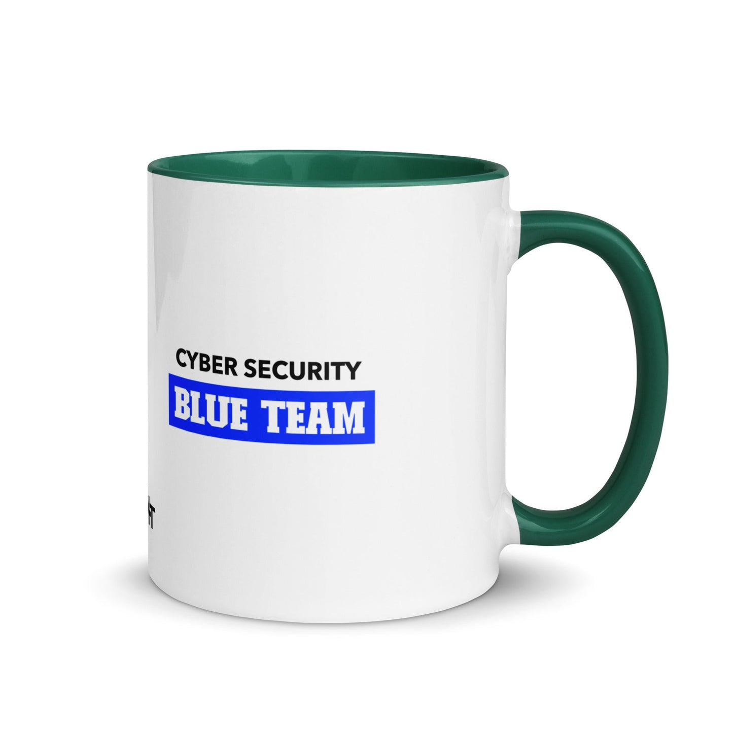 Cyber Security Blue Team V10 - Mug with Color Inside by DarkByteGear