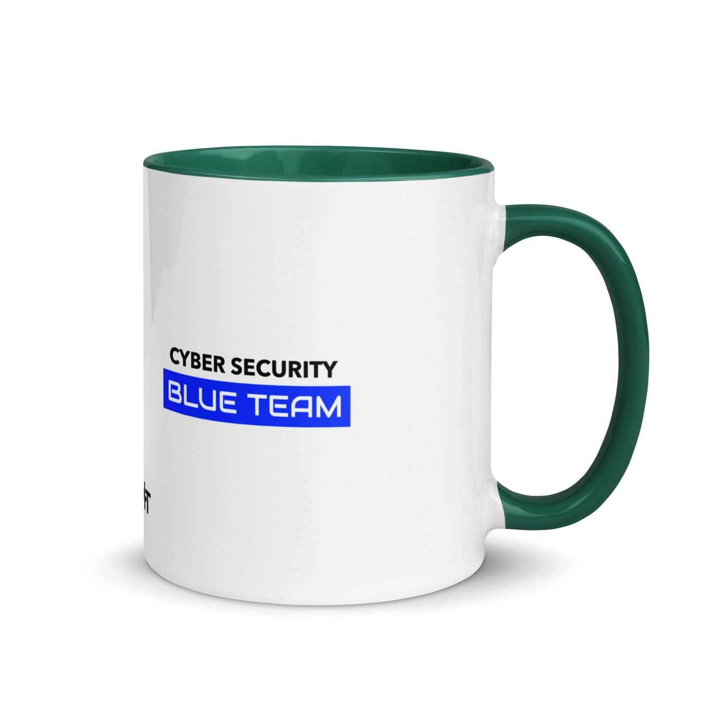 Cyber Security Blue Team V12 - Mug with Color Inside by DarkByteGear