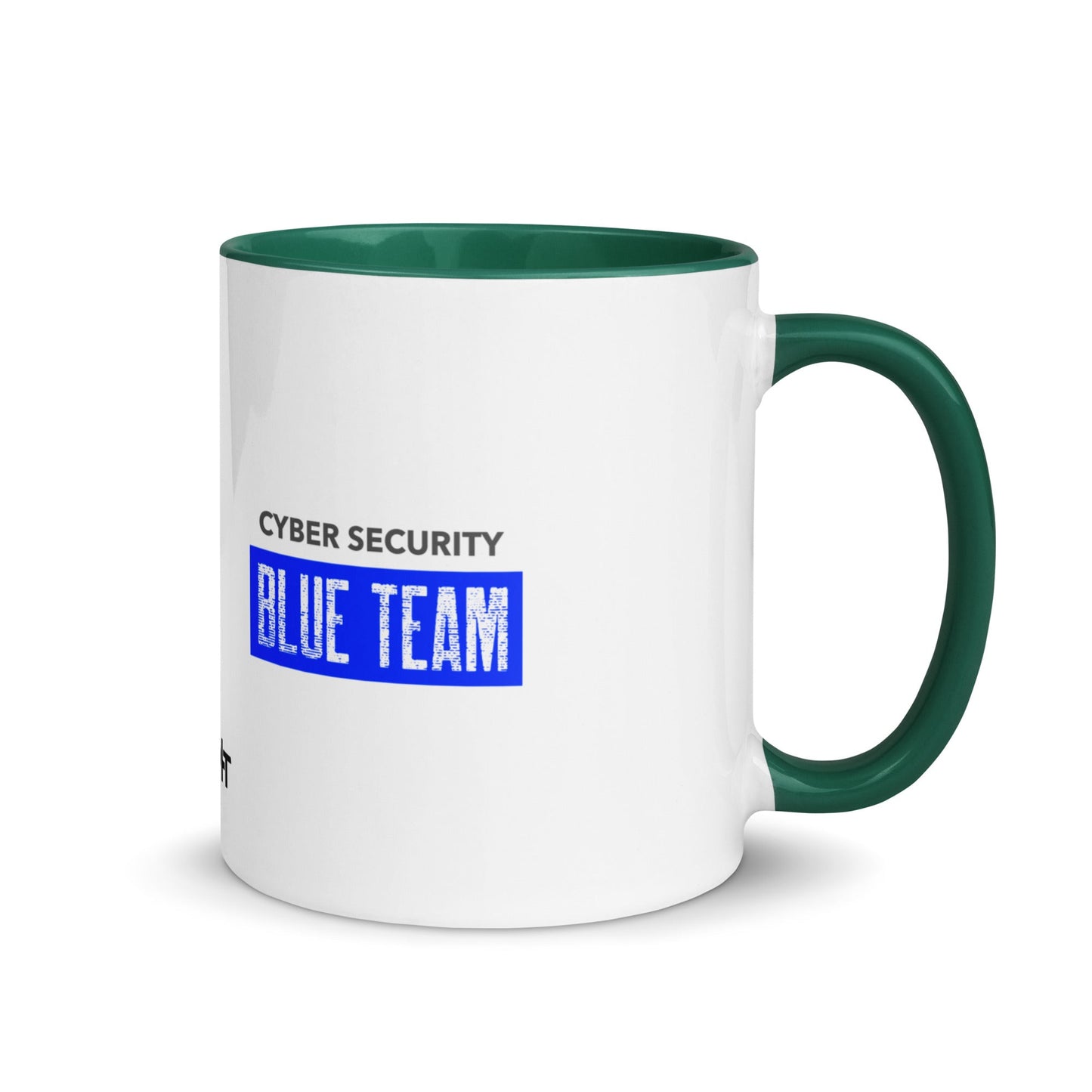 Cyber Security Blue Team V5 - Mug with Color Inside by DarkByteGear