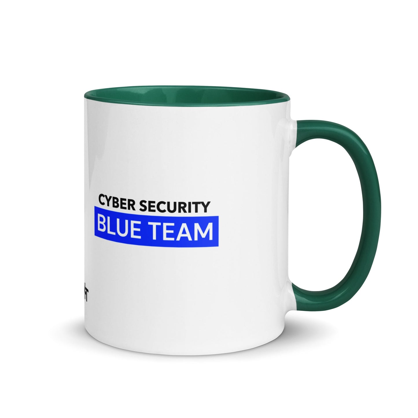 Cyber Security Blue Team V7 - Mug with Color Inside by DarkByteGear