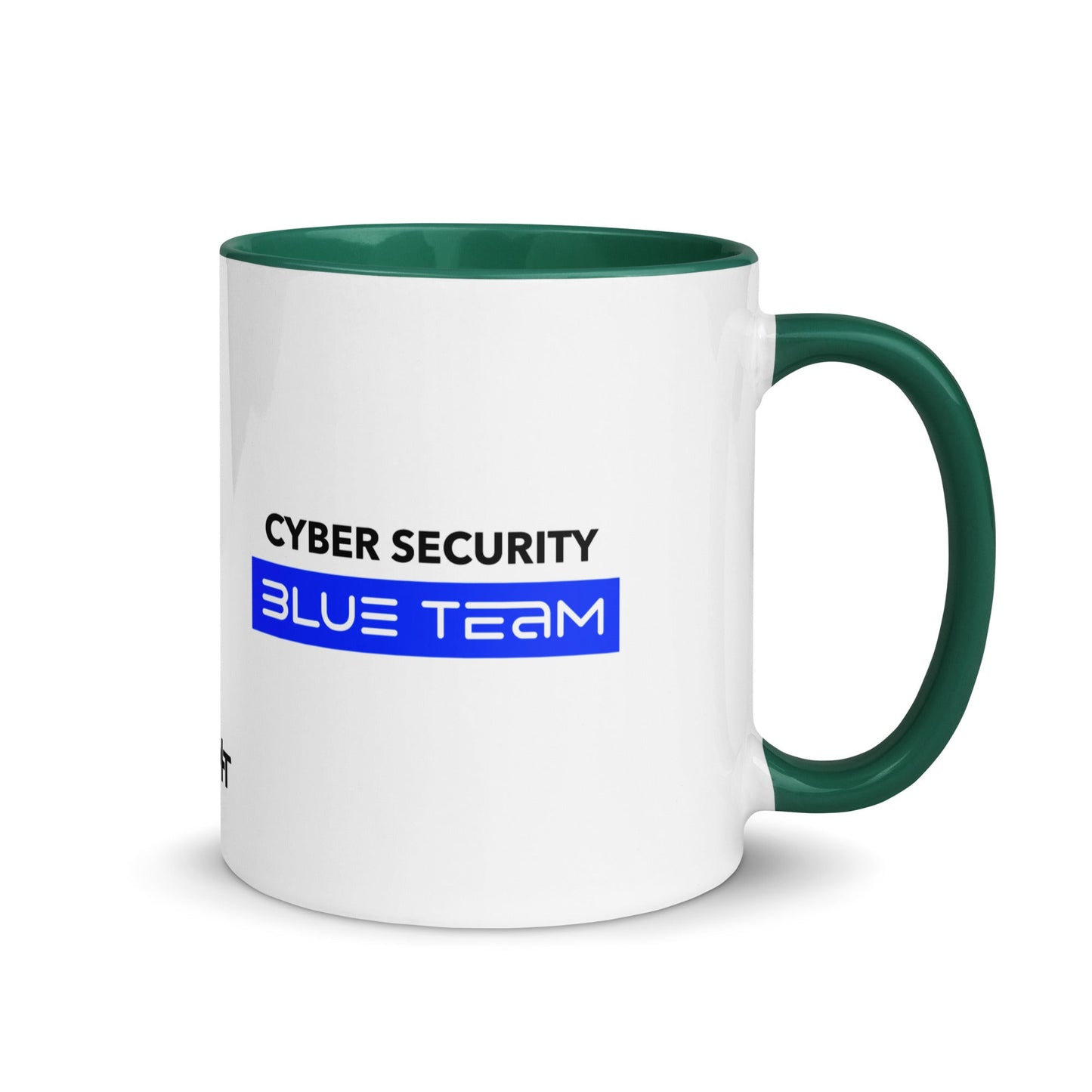 Cyber Security Blue Team V8 - Mug with Color Inside by DarkByteGear
