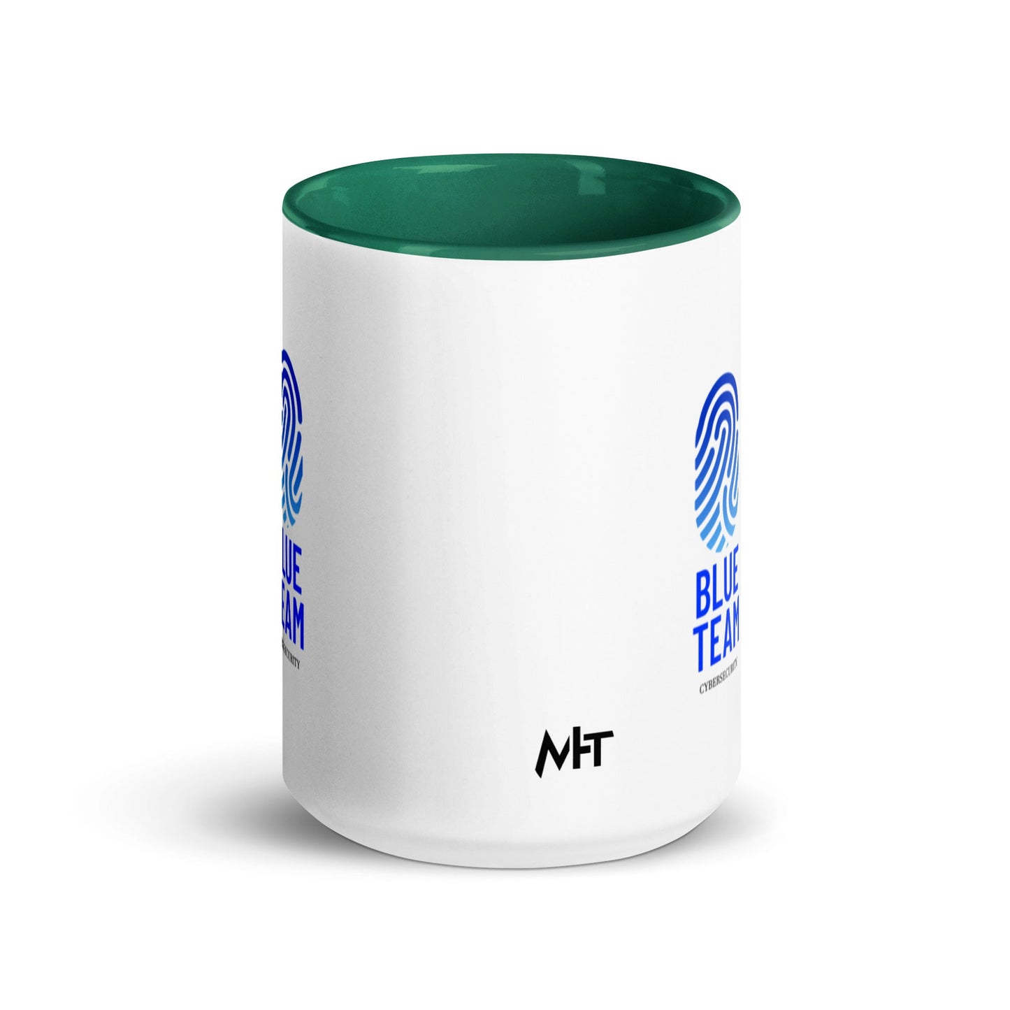 Cyber Security Blue Team V2 - Mug with Color Inside by DarkByteGear