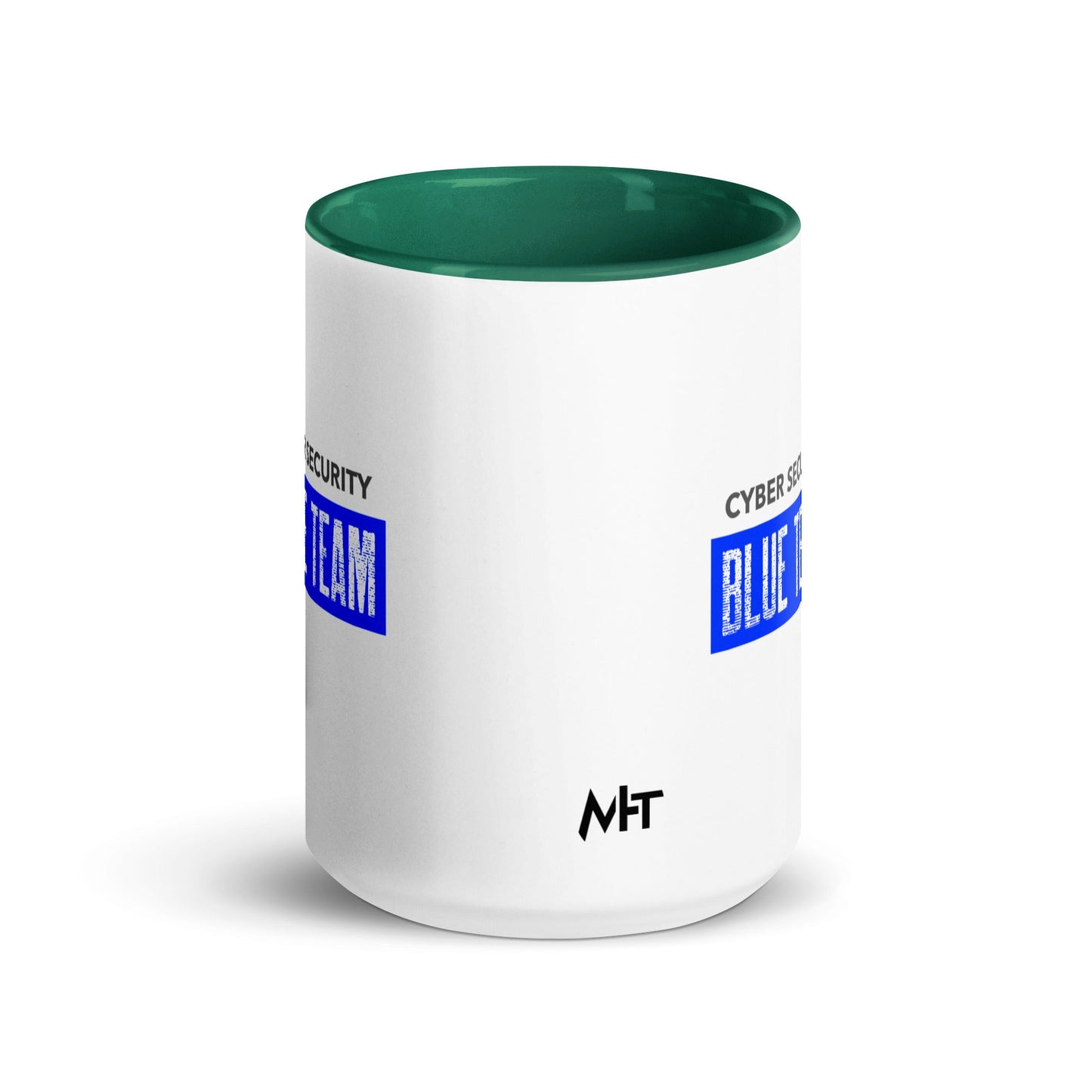 Cyber Security Blue Team V5 - Mug with Color Inside by DarkByteGear