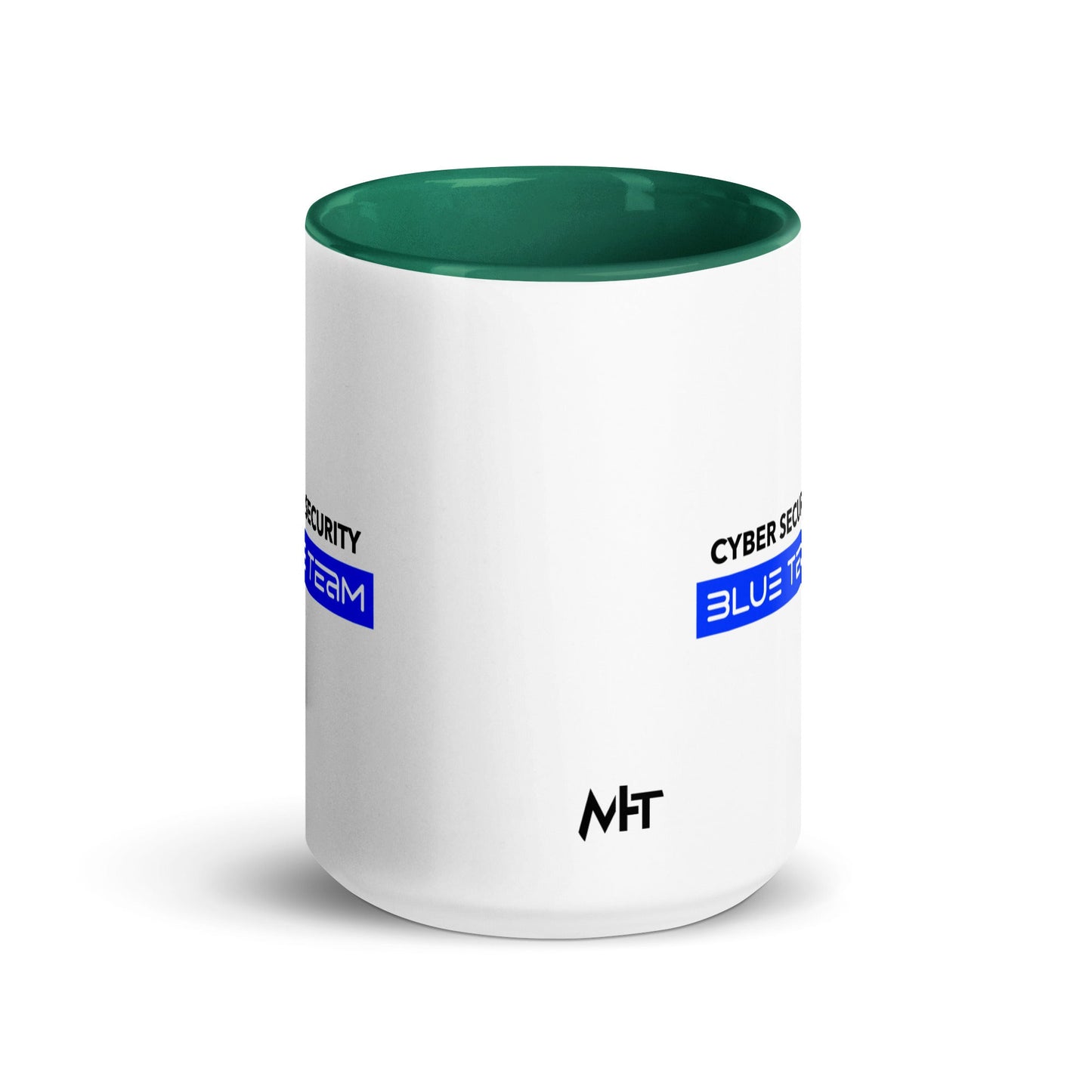 Cyber Security Blue Team V8 - Mug with Color Inside by DarkByteGear