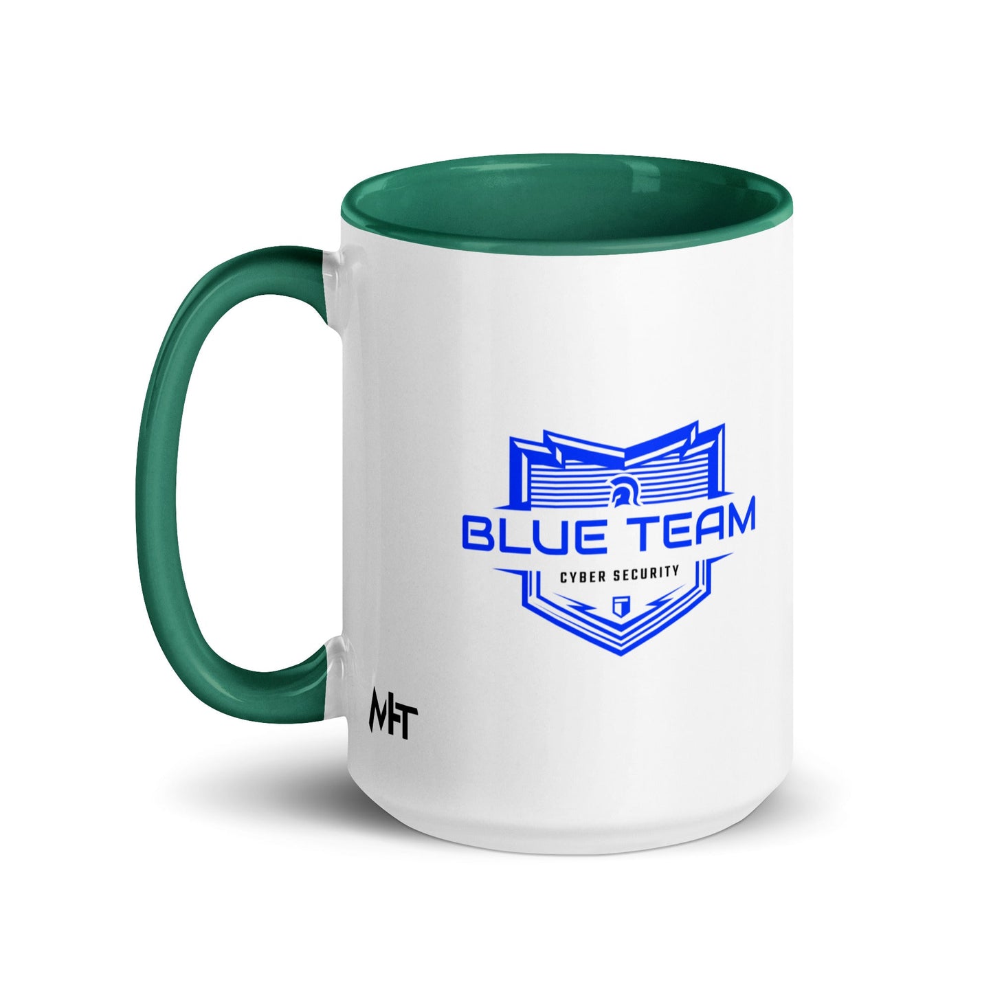 Cyber Security Blue Team V17 - Mug with Color Inside by DarkByteGear