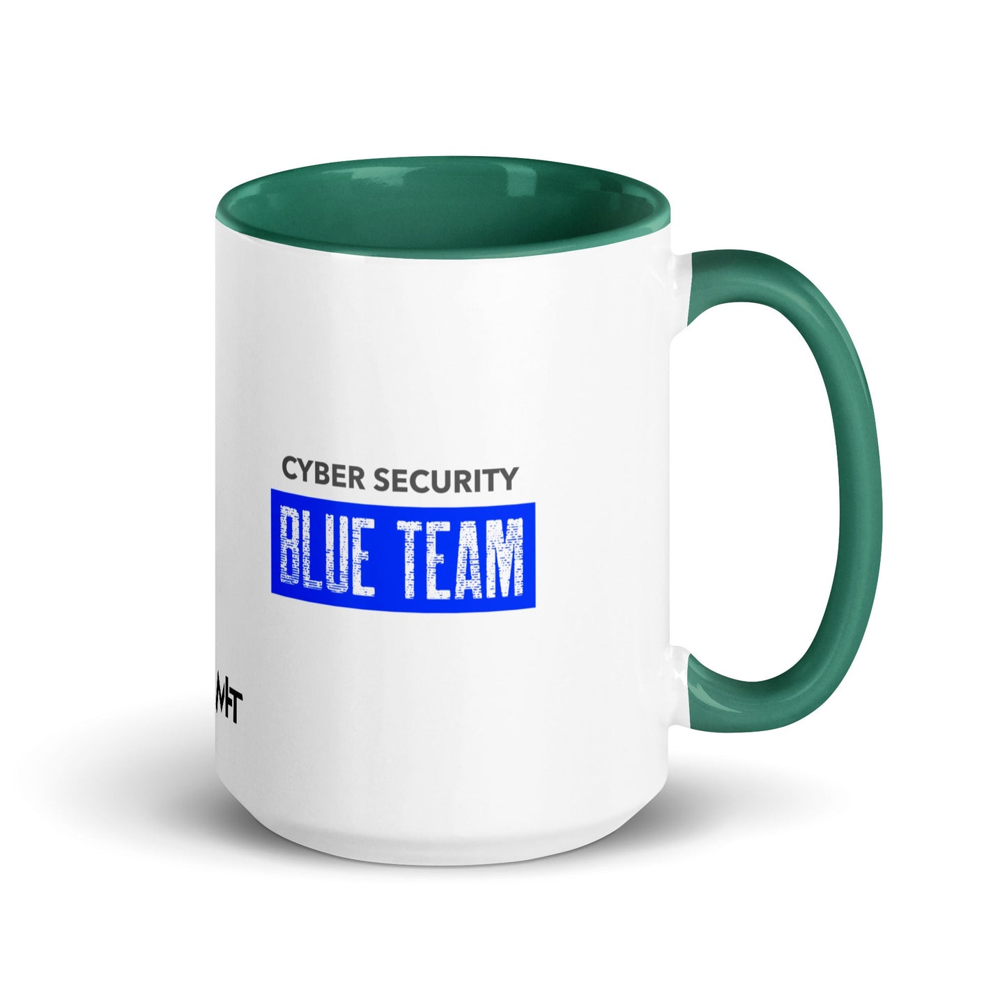 Cyber Security Blue Team V5 - Mug with Color Inside by DarkByteGear