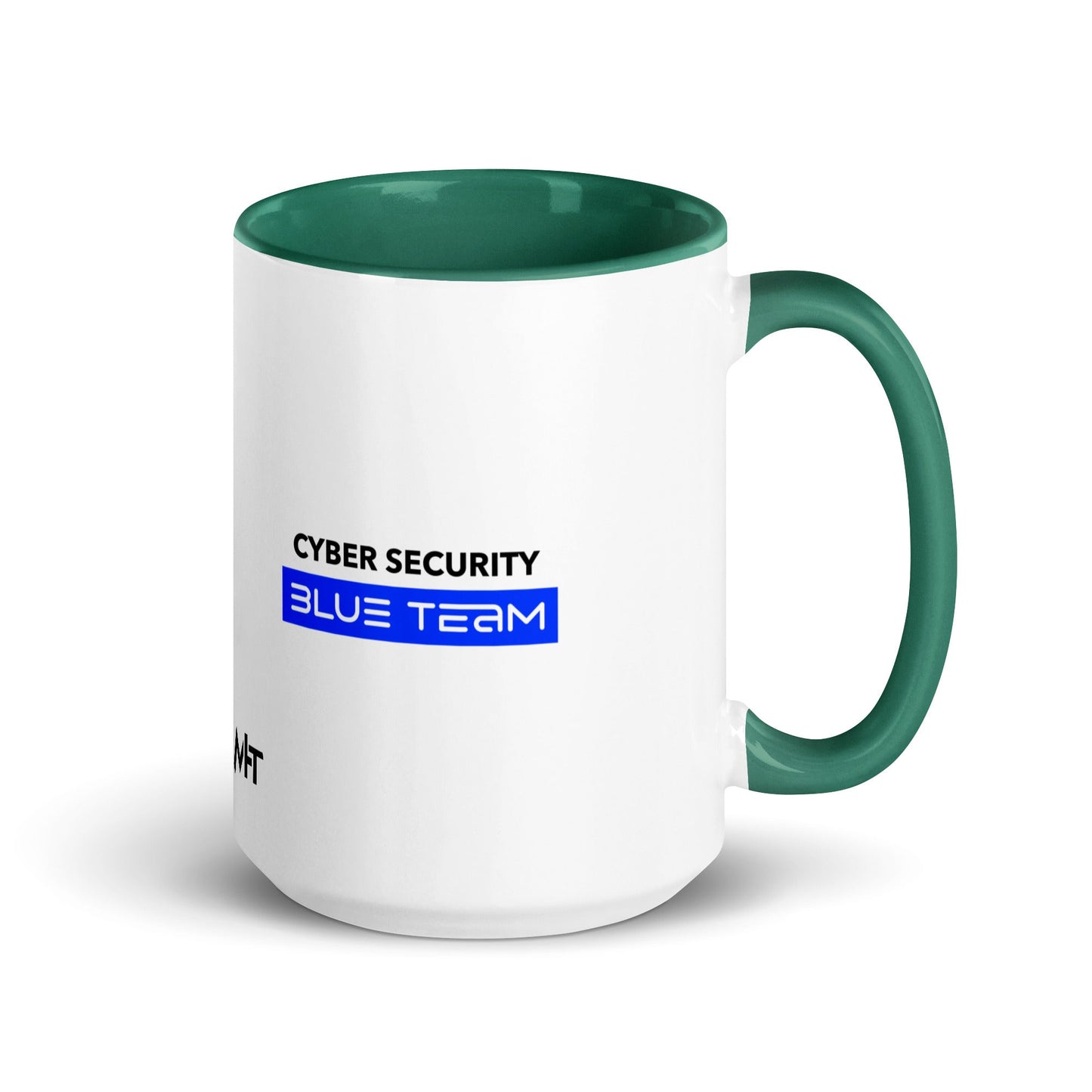 Cyber Security Blue Team V8 - Mug with Color Inside by DarkByteGear