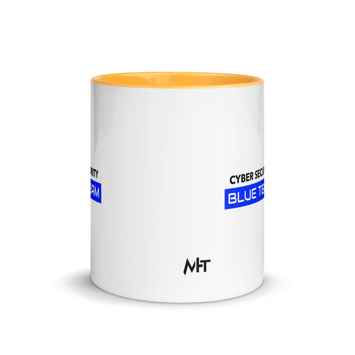 Cyber Security Blue Team V12 - Mug with Color Inside by DarkByteGear