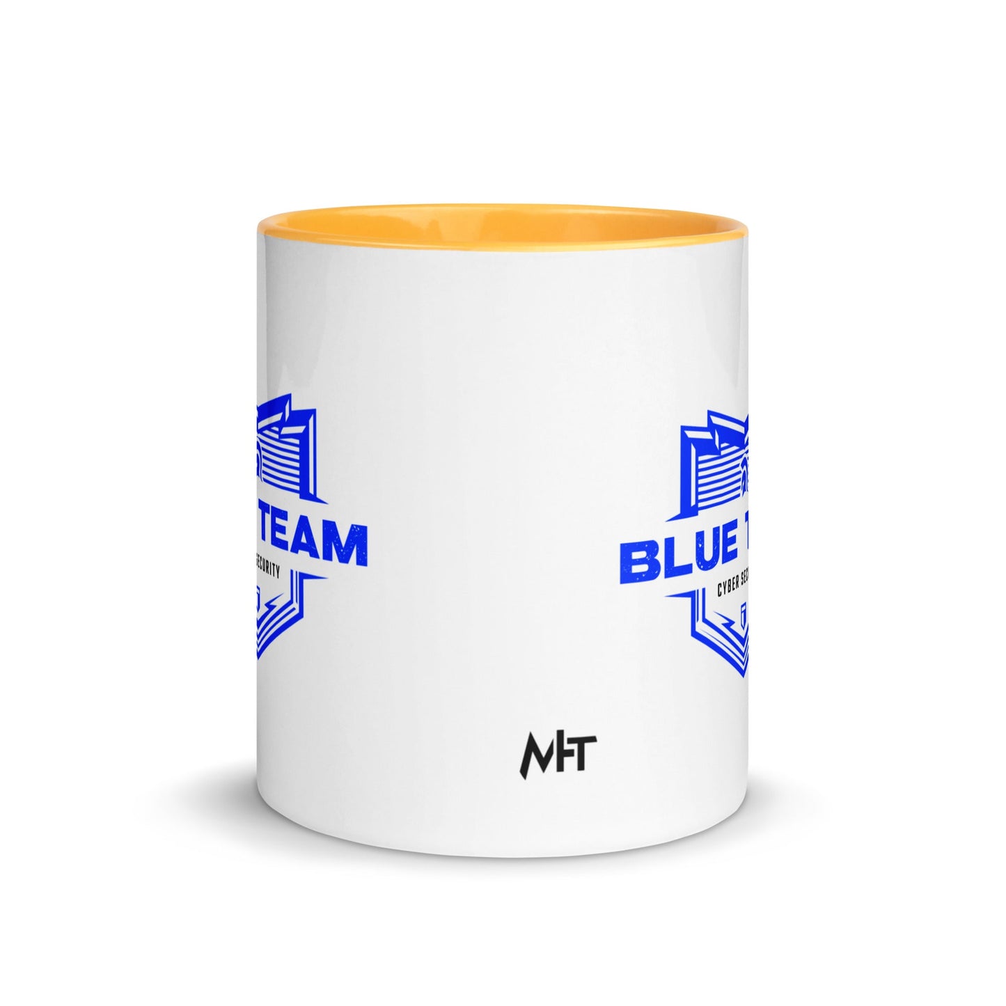 Cyber Security Blue Team V14 - Mug with Color Inside by DarkByteGear