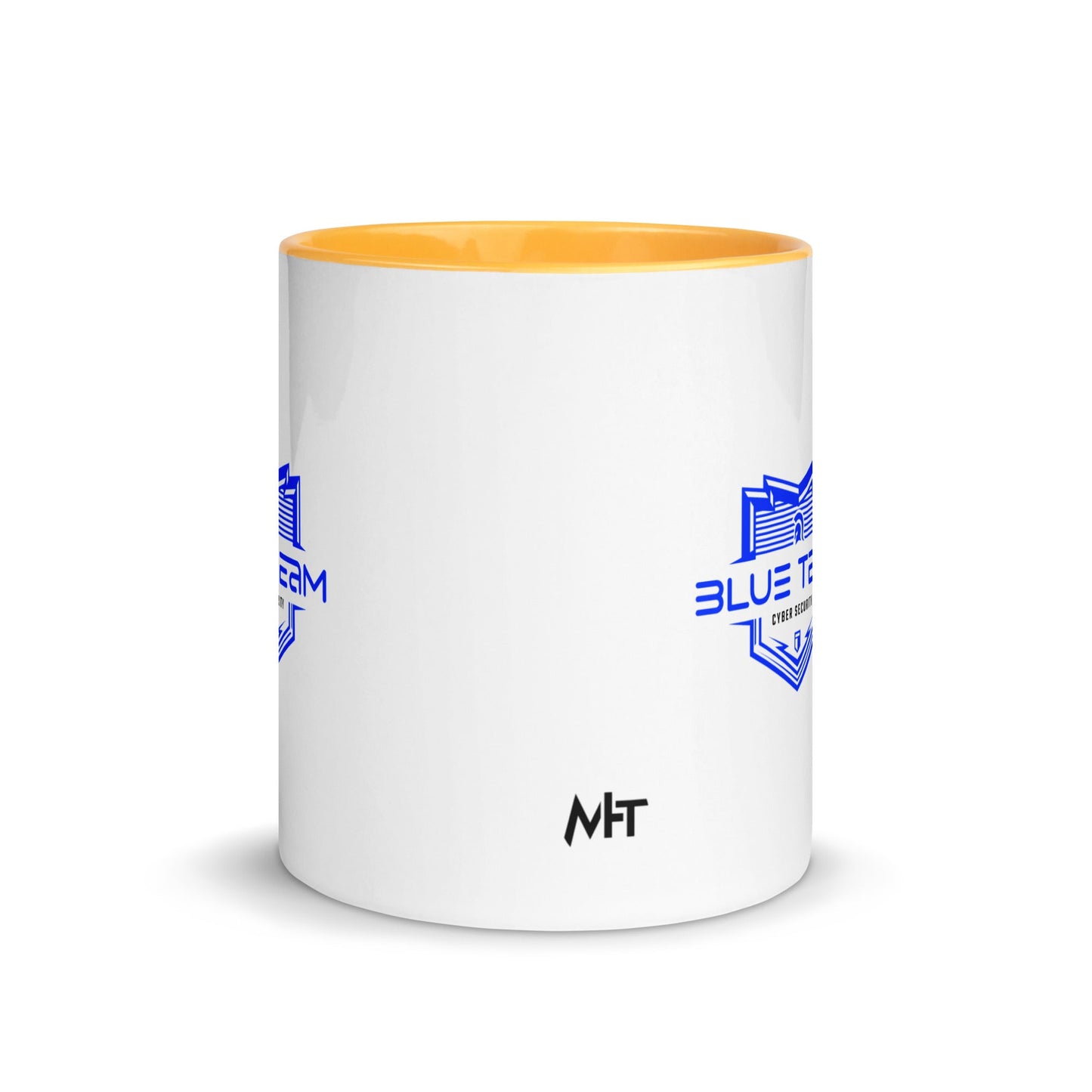Cyber Security Blue Team V15 - Mug with Color Inside by DarkByteGear