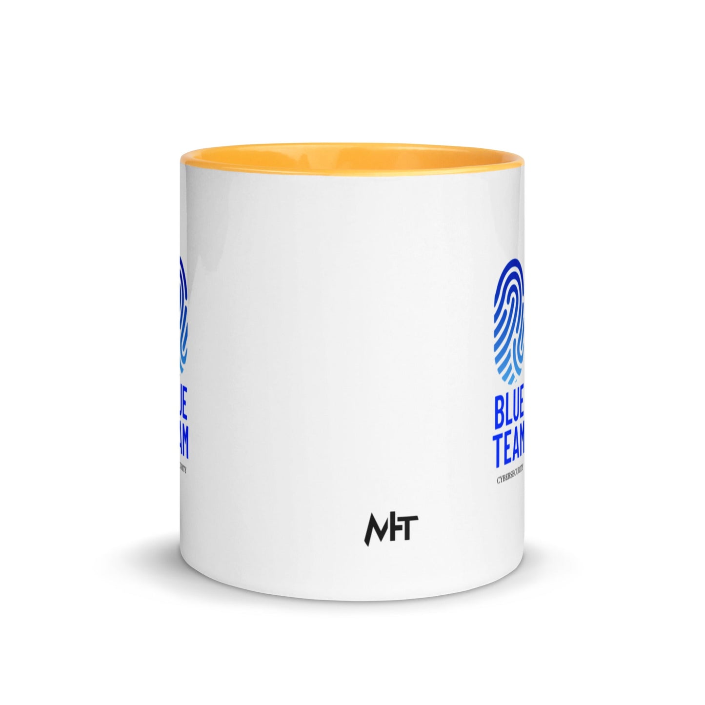 Cyber Security Blue Team V2 - Mug with Color Inside by DarkByteGear