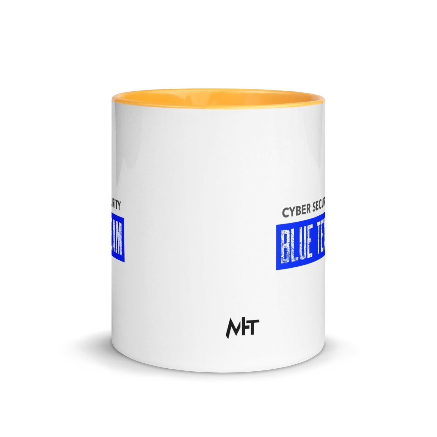 Cyber Security Blue Team V5 - Mug with Color Inside by DarkByteGear