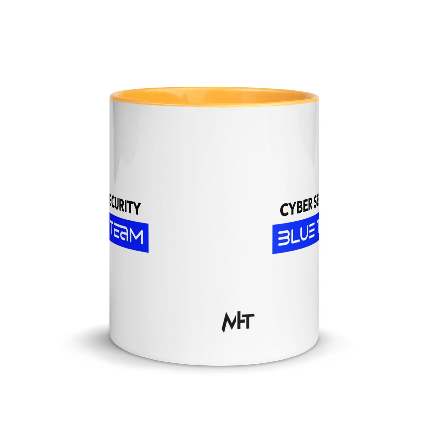 Cyber Security Blue Team V8 - Mug with Color Inside by DarkByteGear