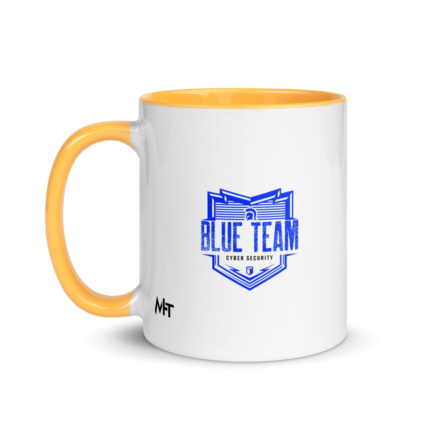 Cyber Security Blue Team V13 - Mug with Color Inside by DarkByteGear