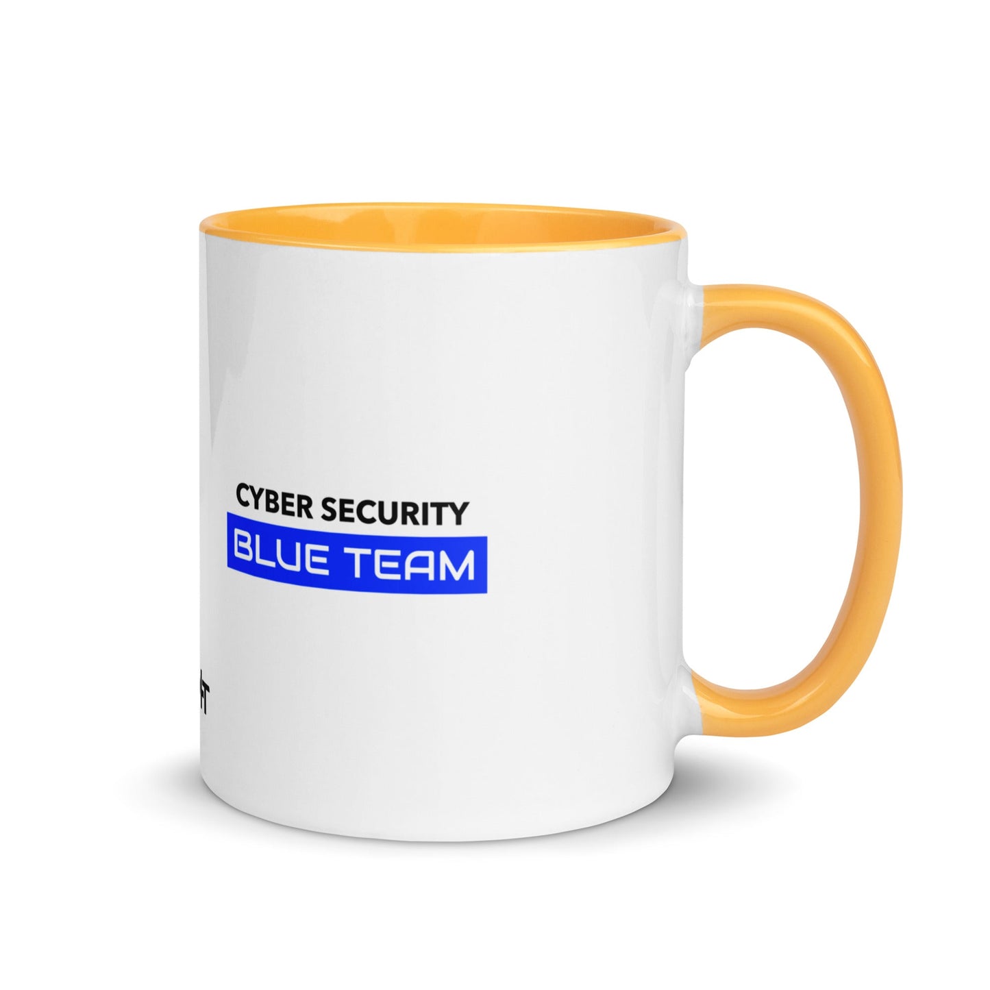 Cyber Security Blue Team V12 - Mug with Color Inside by DarkByteGear