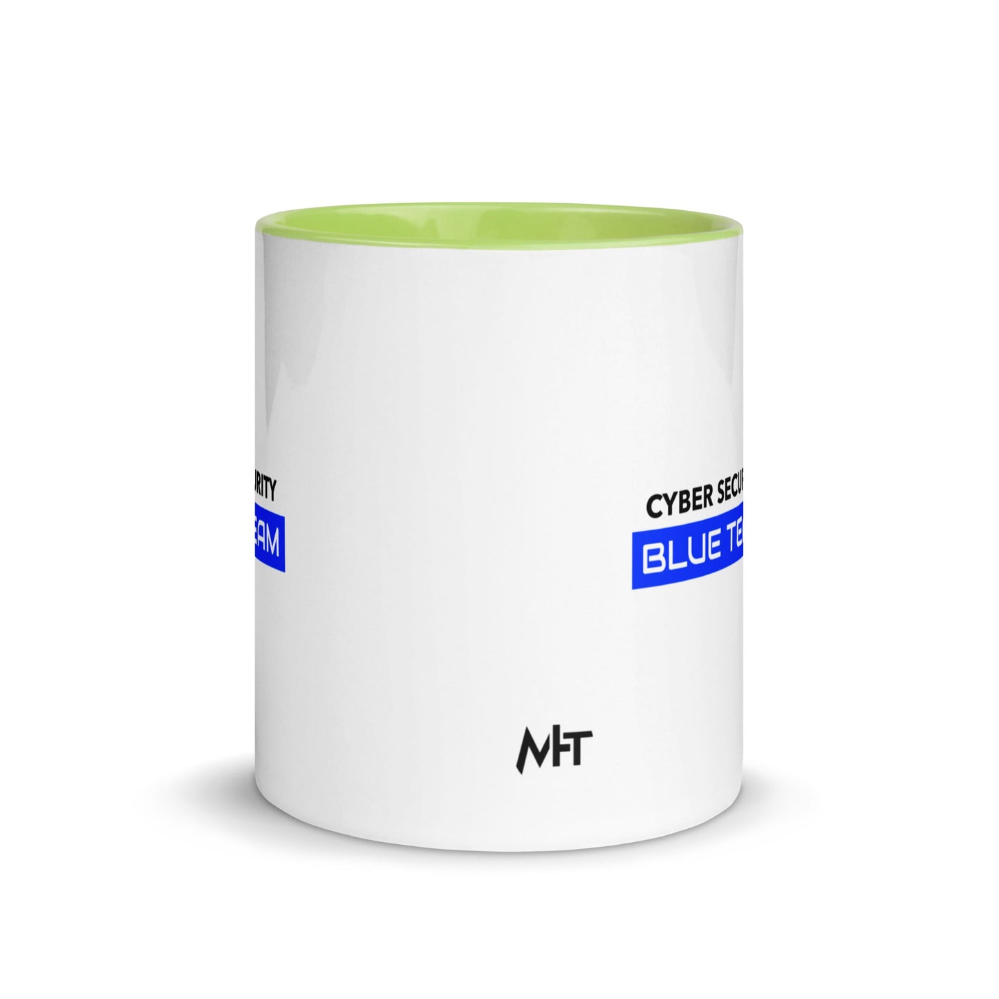 Cyber Security Blue Team V12 - Mug with Color Inside by DarkByteGear