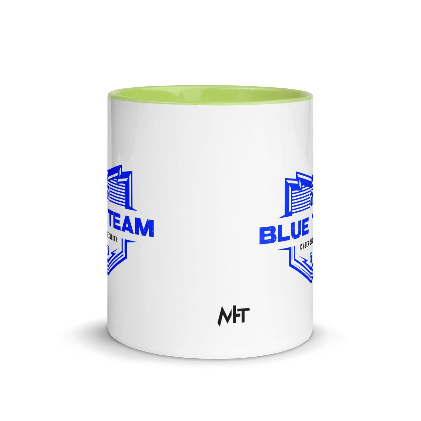 Cyber Security Blue Team V14 - Mug with Color Inside by DarkByteGear