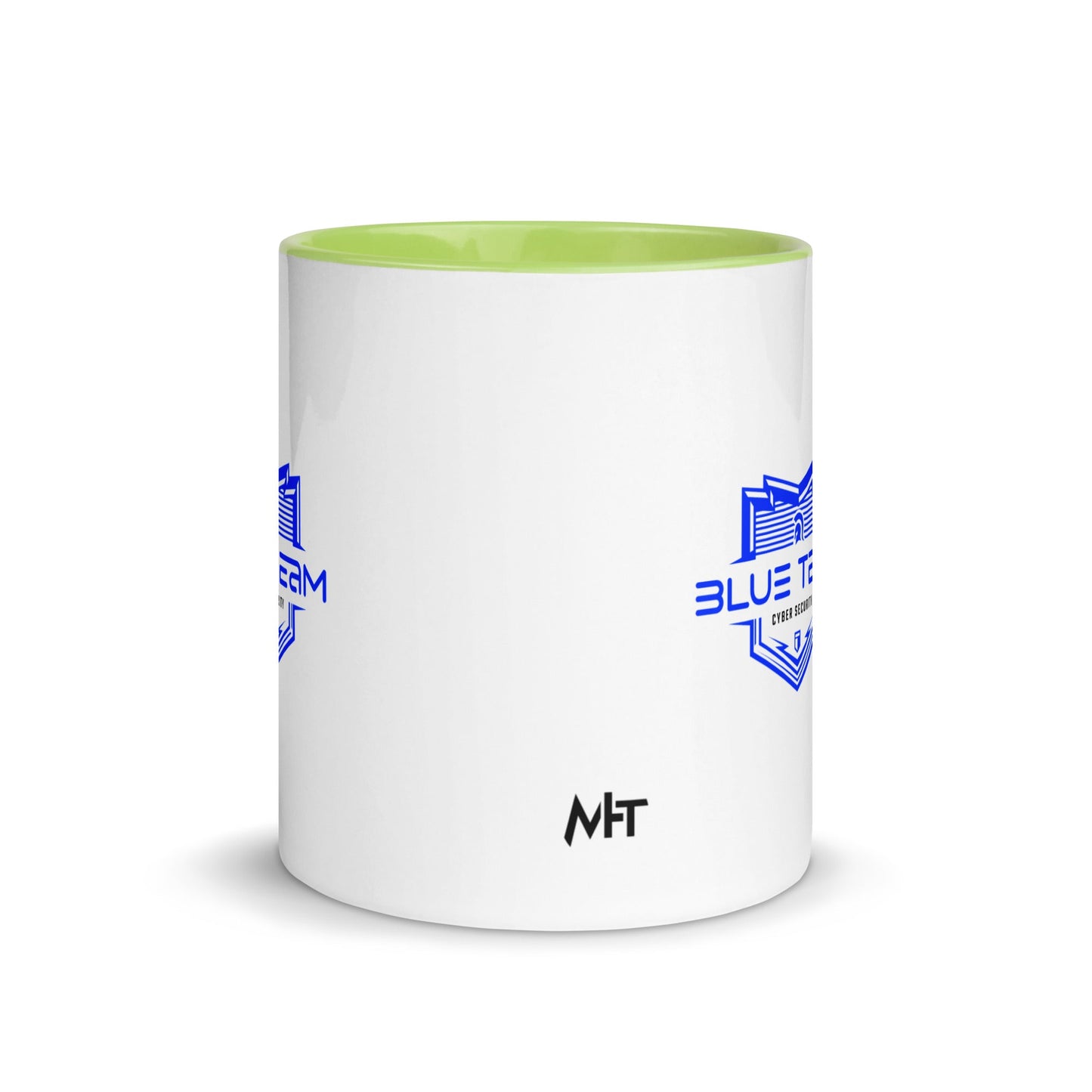 Cyber Security Blue Team V15 - Mug with Color Inside by DarkByteGear