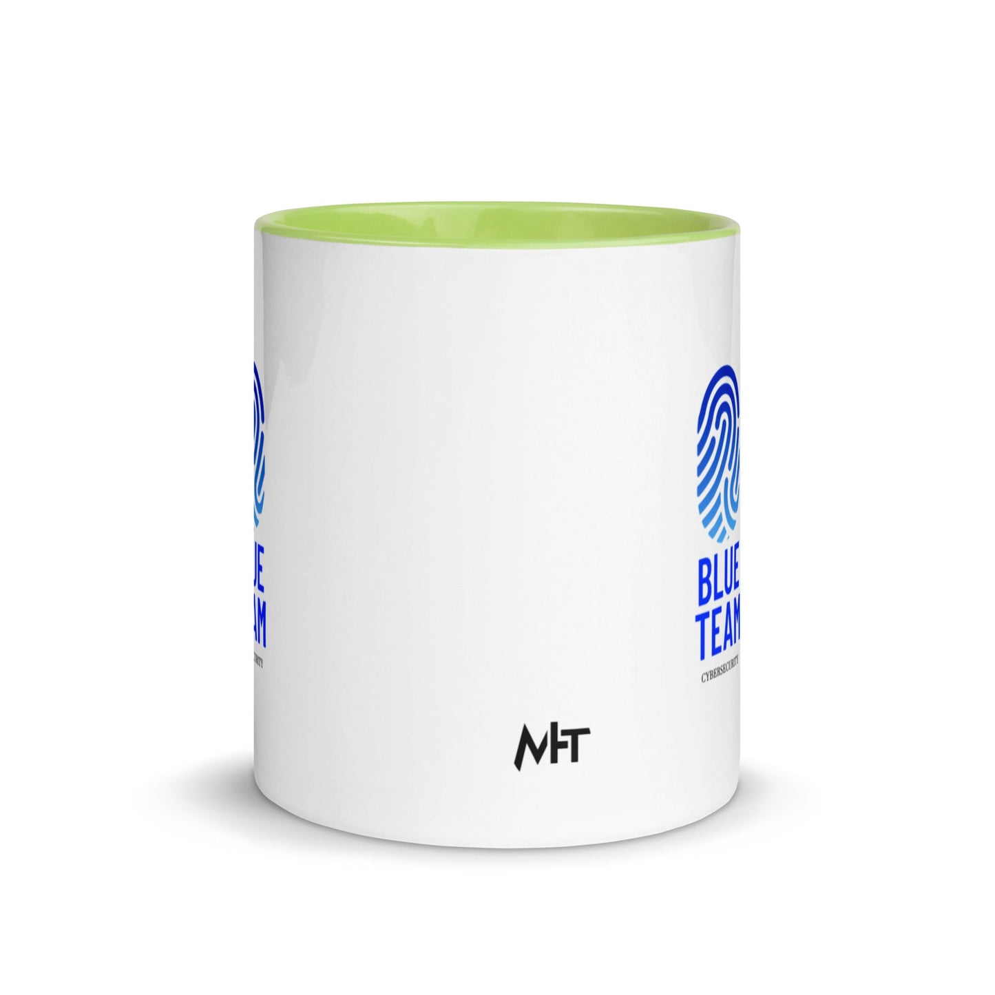 Cyber Security Blue Team V2 - Mug with Color Inside by DarkByteGear