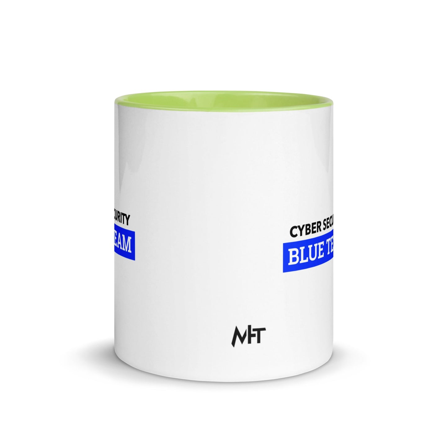 Cyber Security Blue Team V6 - Mug with Color Inside by DarkByteGear