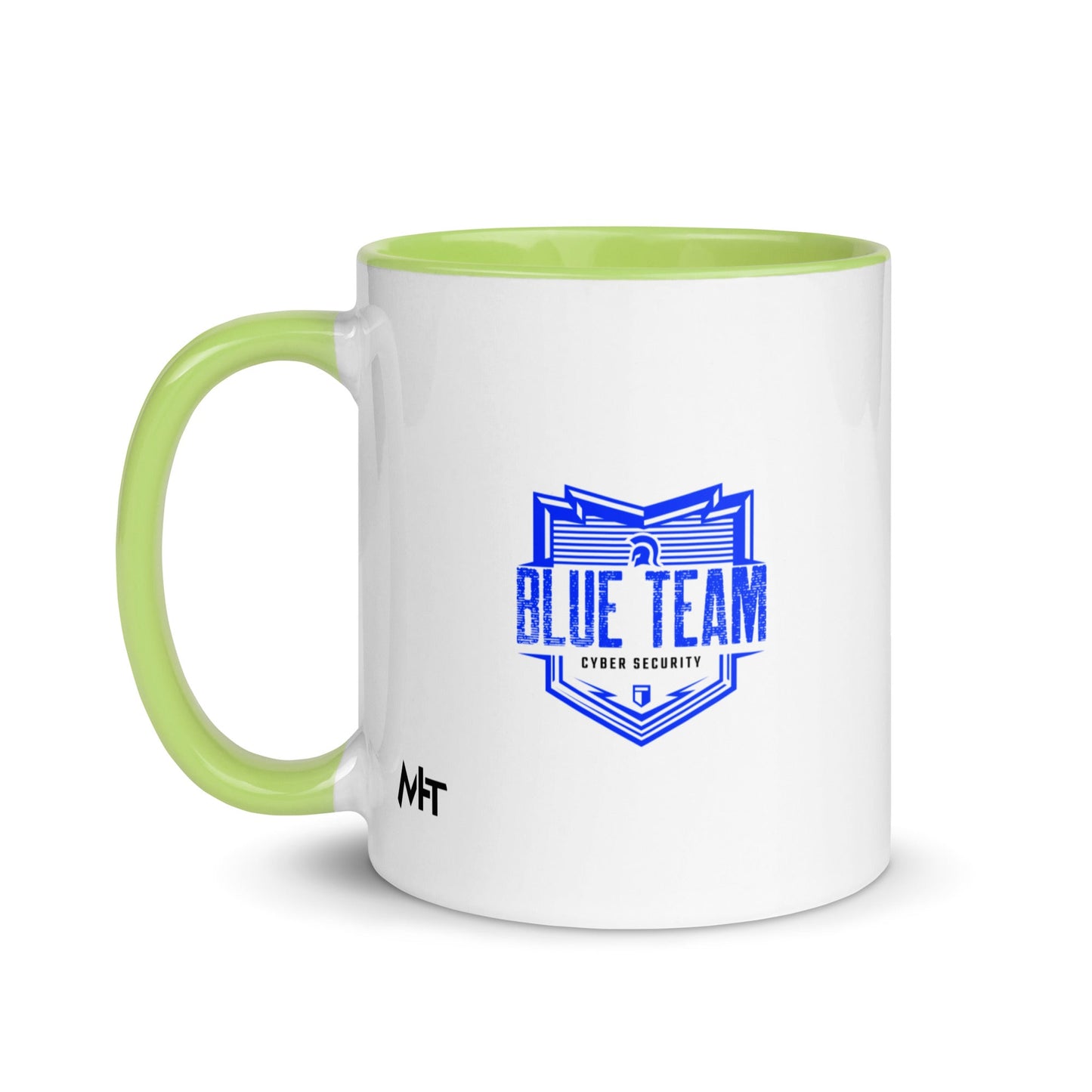 Cyber Security Blue Team V13 - Mug with Color Inside by DarkByteGear