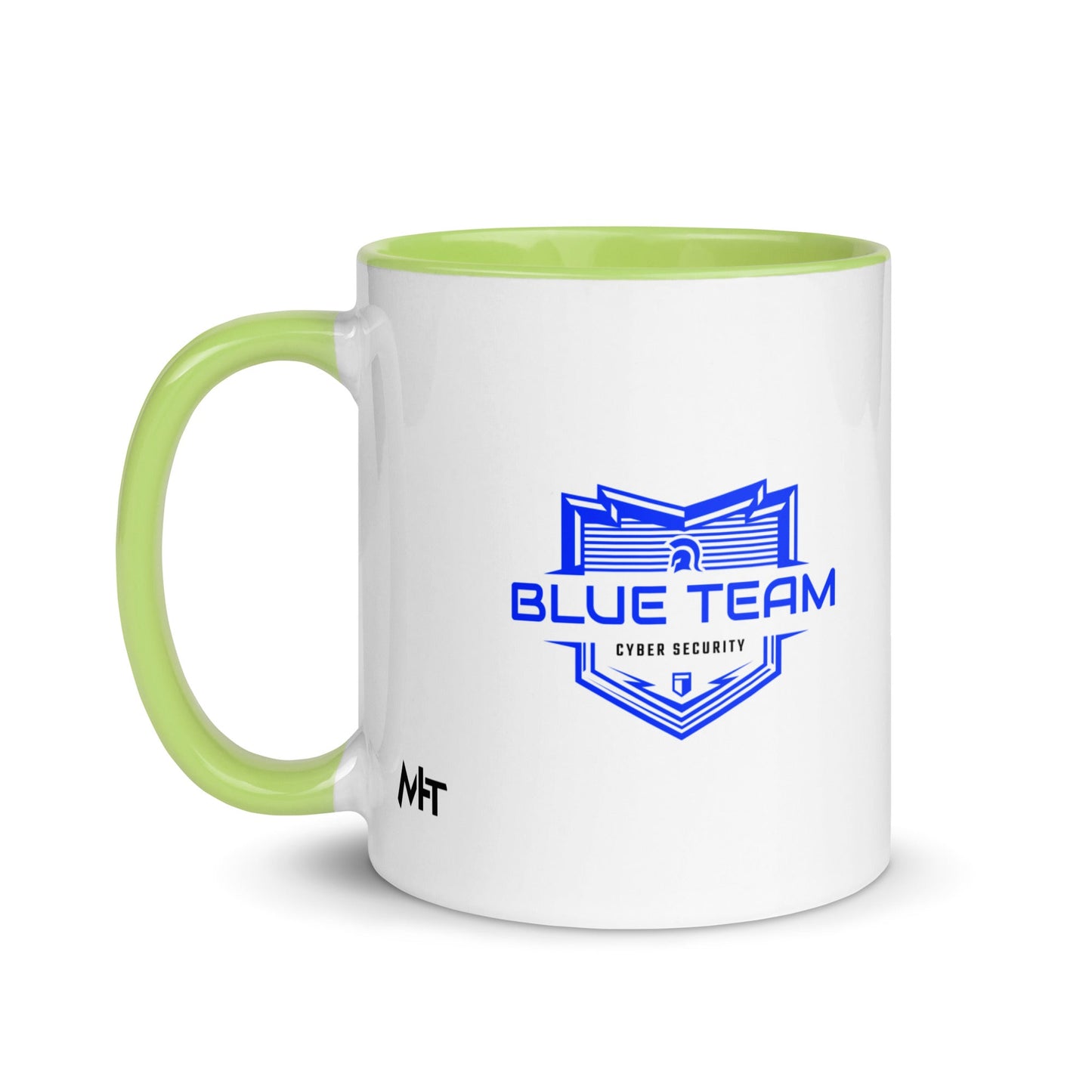 Cyber Security Blue Team V17 - Mug with Color Inside by DarkByteGear