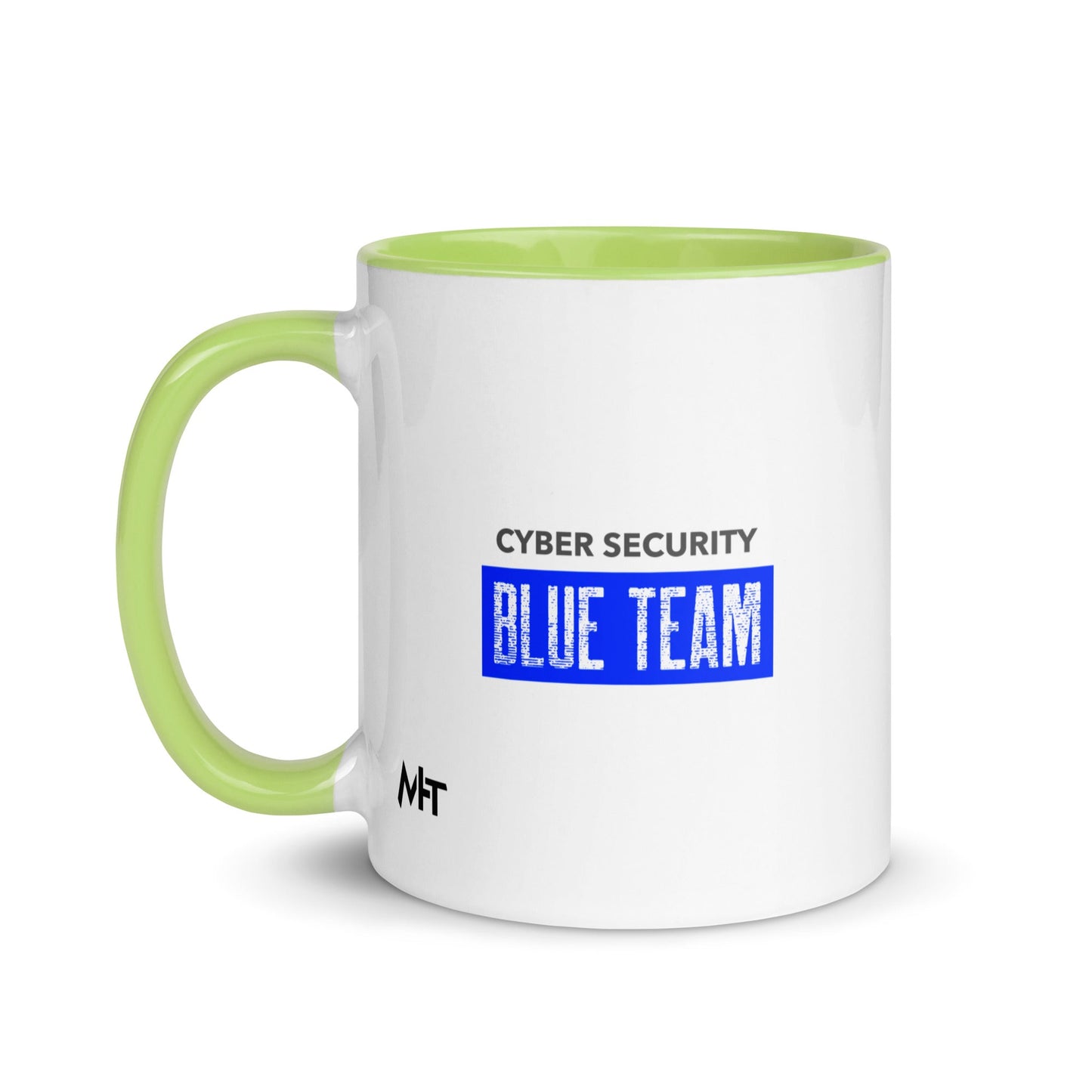 Cyber Security Blue Team V5 - Mug with Color Inside by DarkByteGear