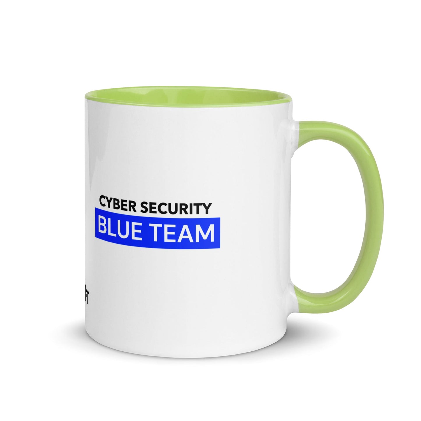 Cyber Security Blue Team V7 - Mug with Color Inside by DarkByteGear