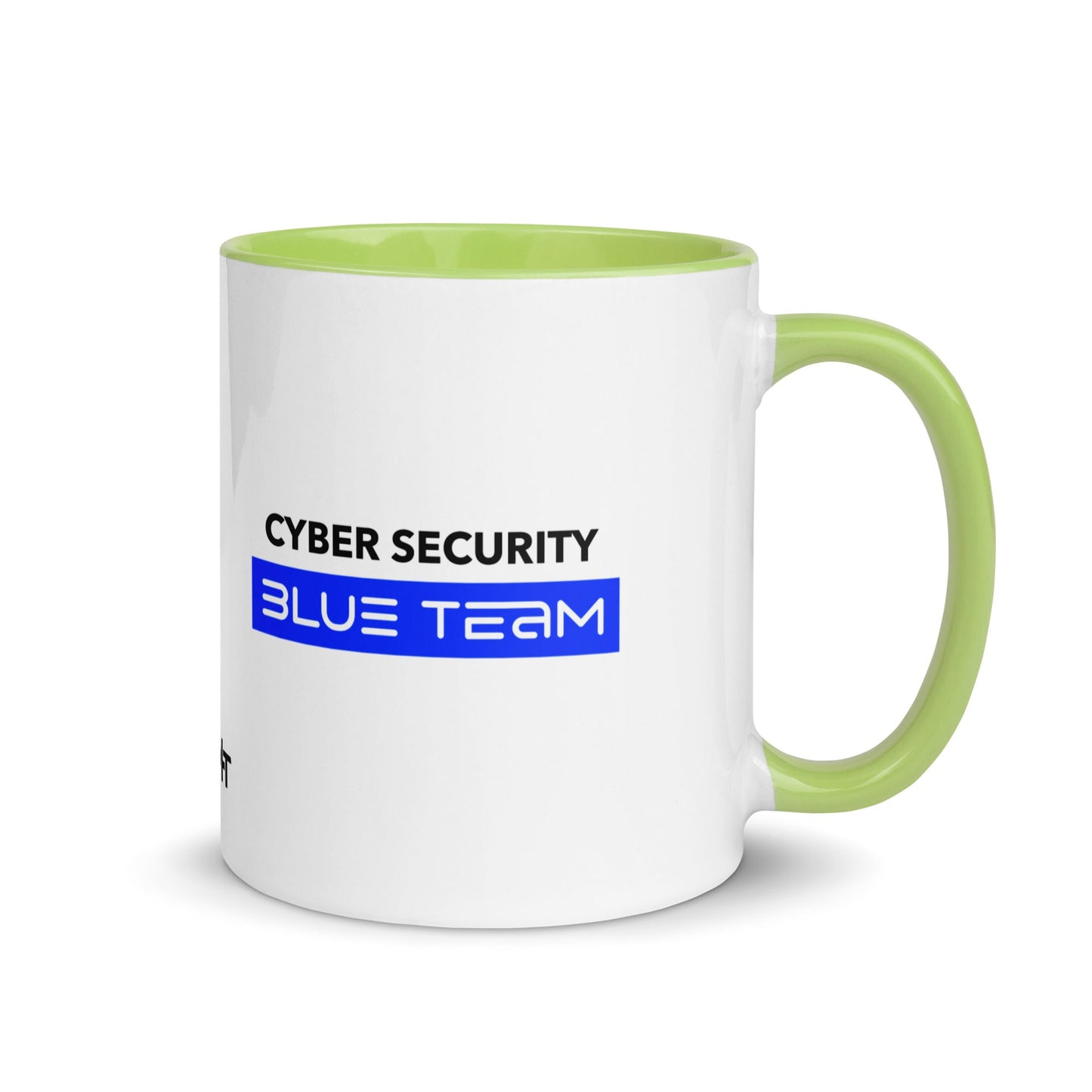 Cyber Security Blue Team V8 - Mug with Color Inside by DarkByteGear