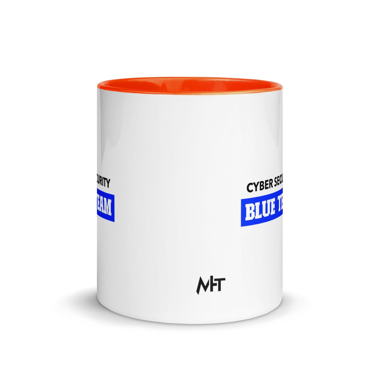 Cyber Security Blue Team V10 - Mug with Color Inside by DarkByteGear
