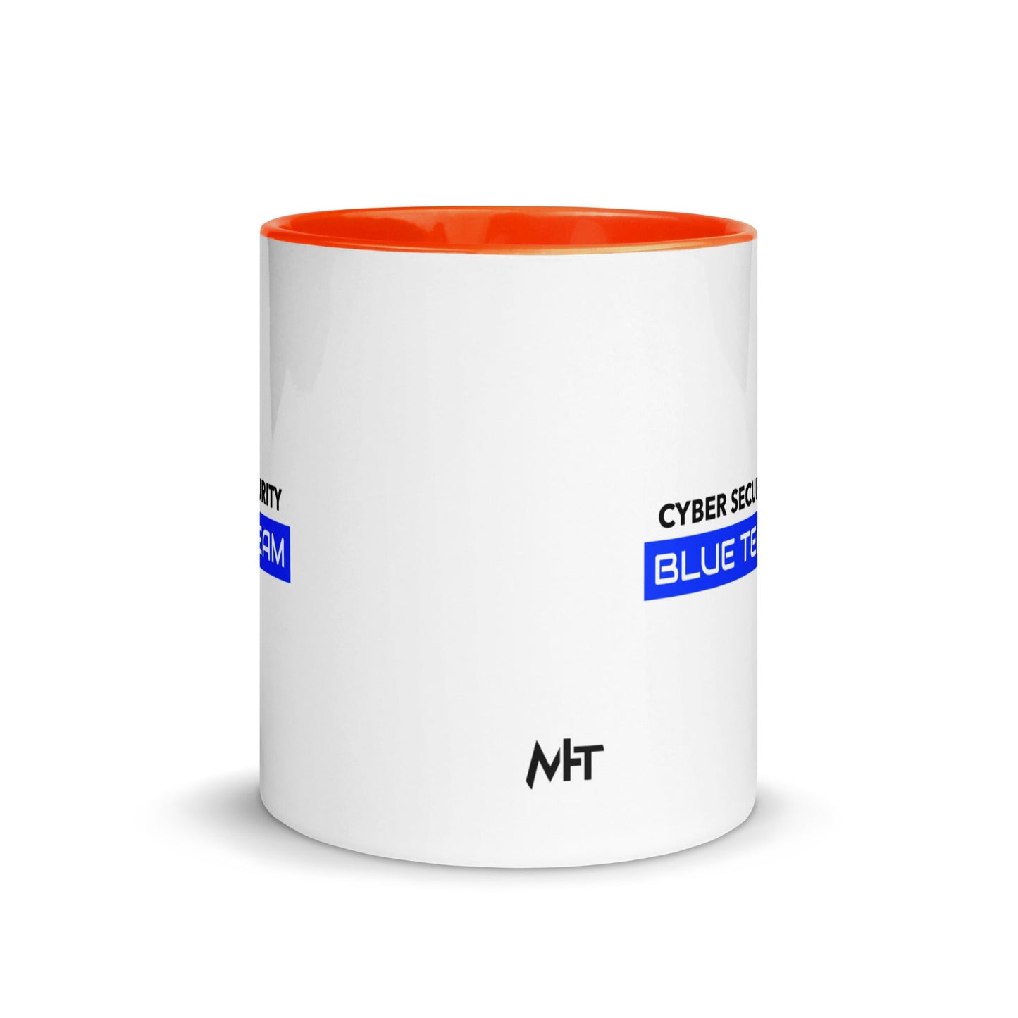 Cyber Security Blue Team V12 - Mug with Color Inside by DarkByteGear