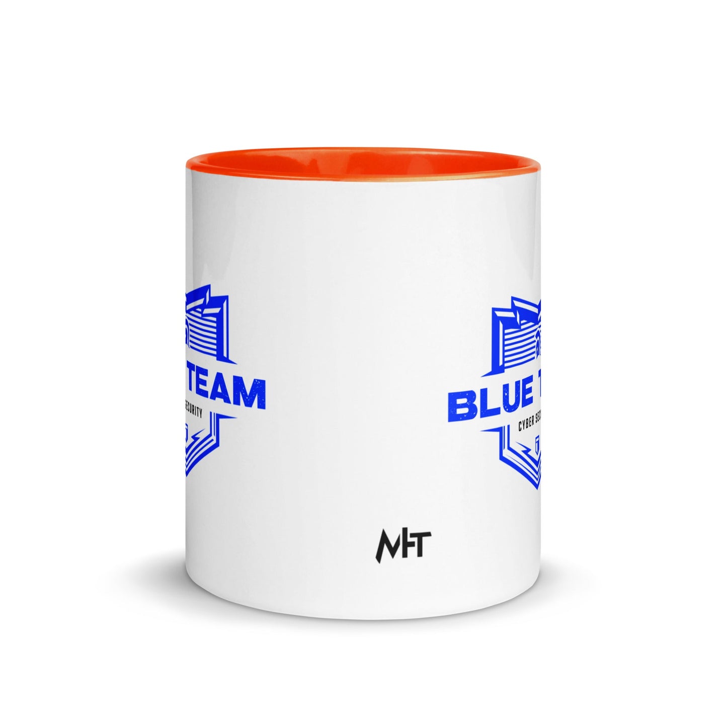 Cyber Security Blue Team V14 - Mug with Color Inside by DarkByteGear