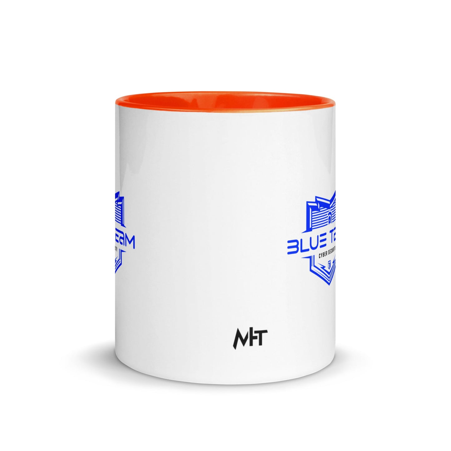 Cyber Security Blue Team V15 - Mug with Color Inside by DarkByteGear