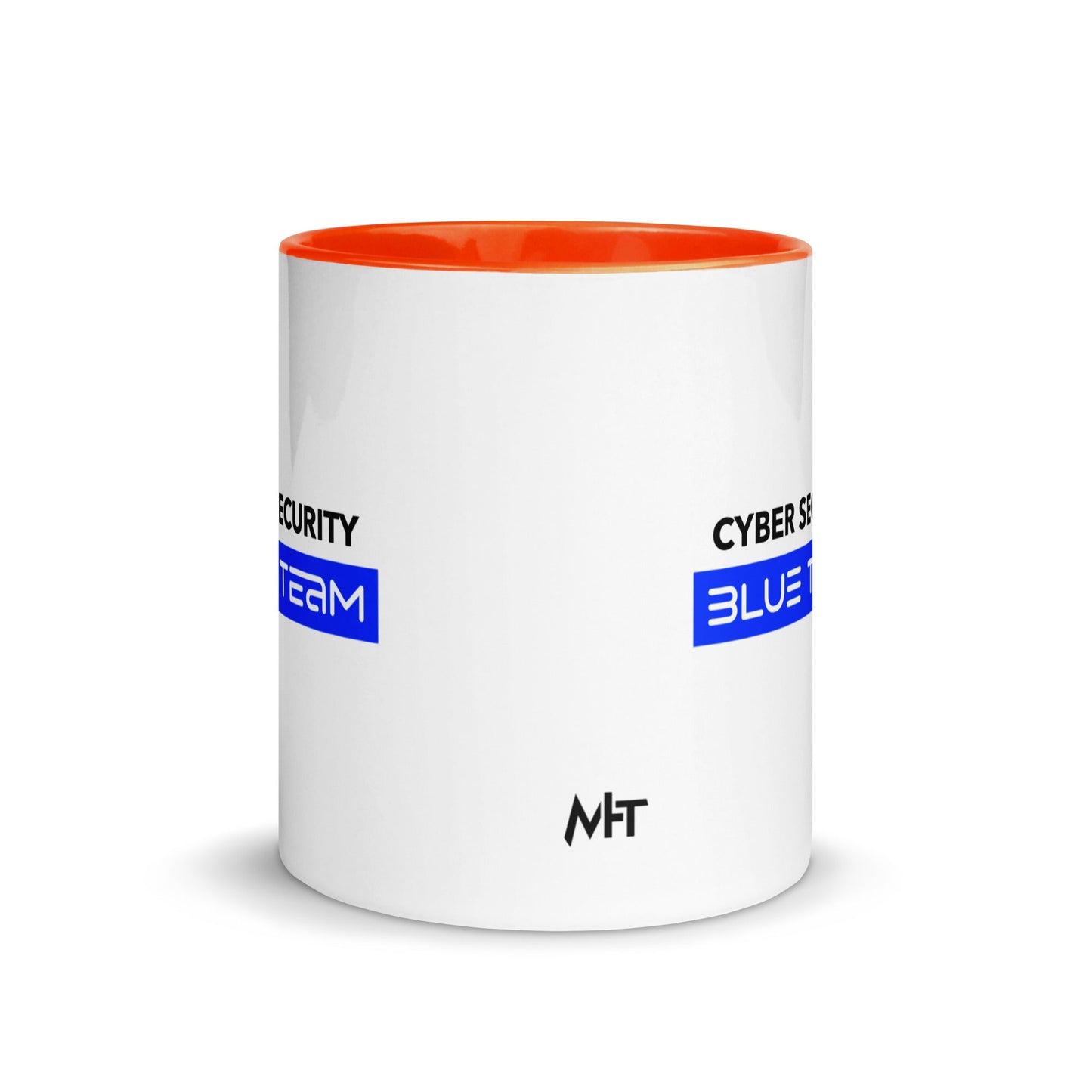 Cyber Security Blue Team V8 - Mug with Color Inside by DarkByteGear