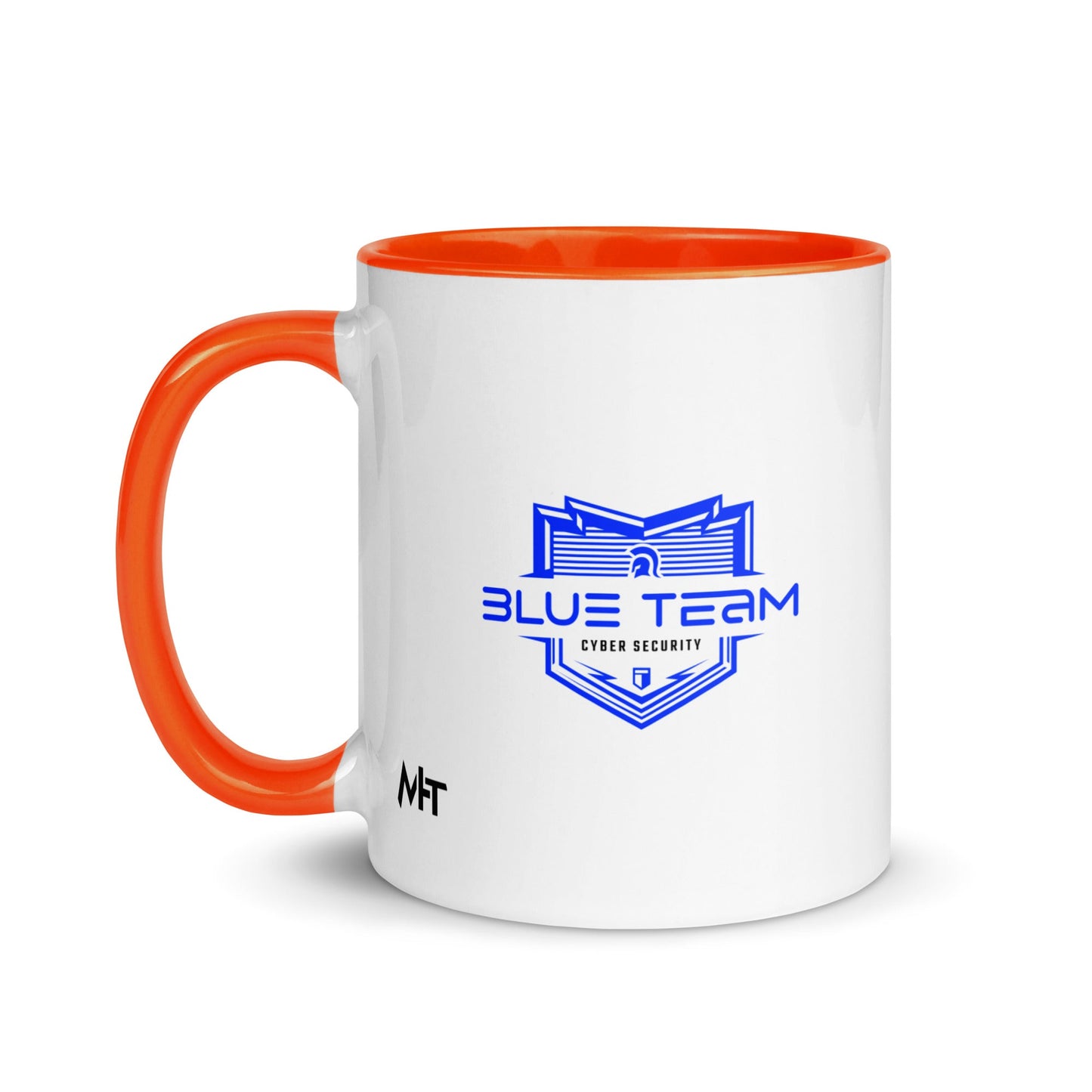 Cyber Security Blue Team V15 - Mug with Color Inside by DarkByteGear