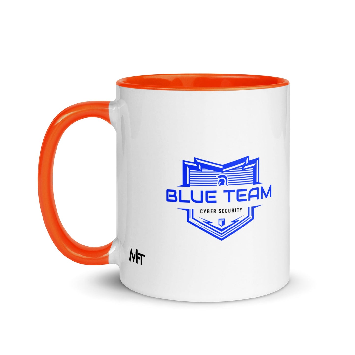 Cyber Security Blue Team V17 - Mug with Color Inside by DarkByteGear