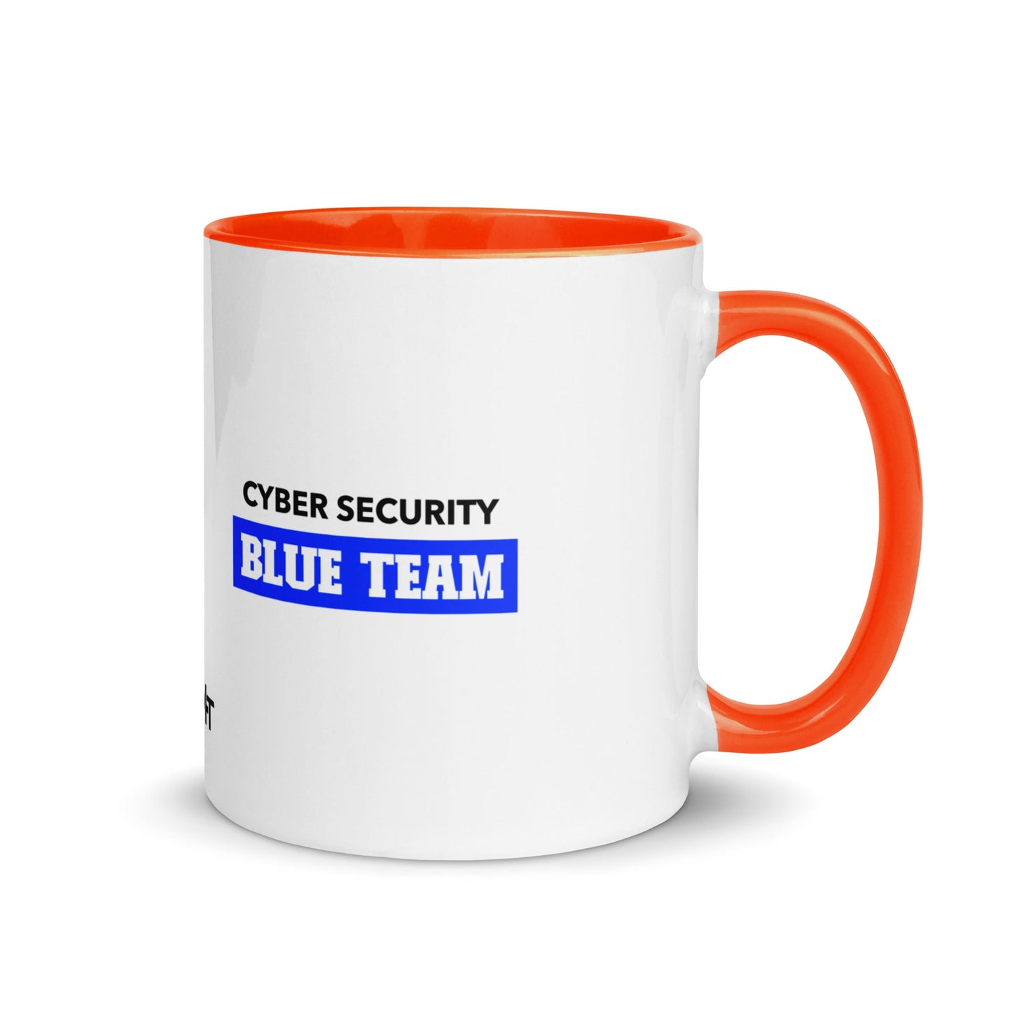Cyber Security Blue Team V10 - Mug with Color Inside by DarkByteGear