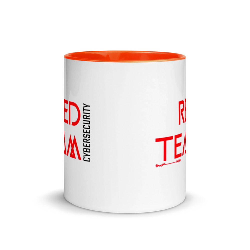 Cyber Security Red Team v4 - Mug with Color Inside by DarkByteGear