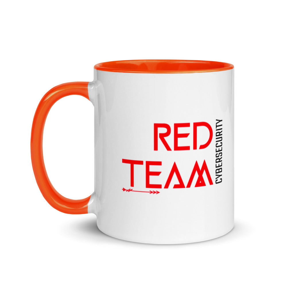 Cyber Security Red Team v4 - Mug with Color Inside by DarkByteGear