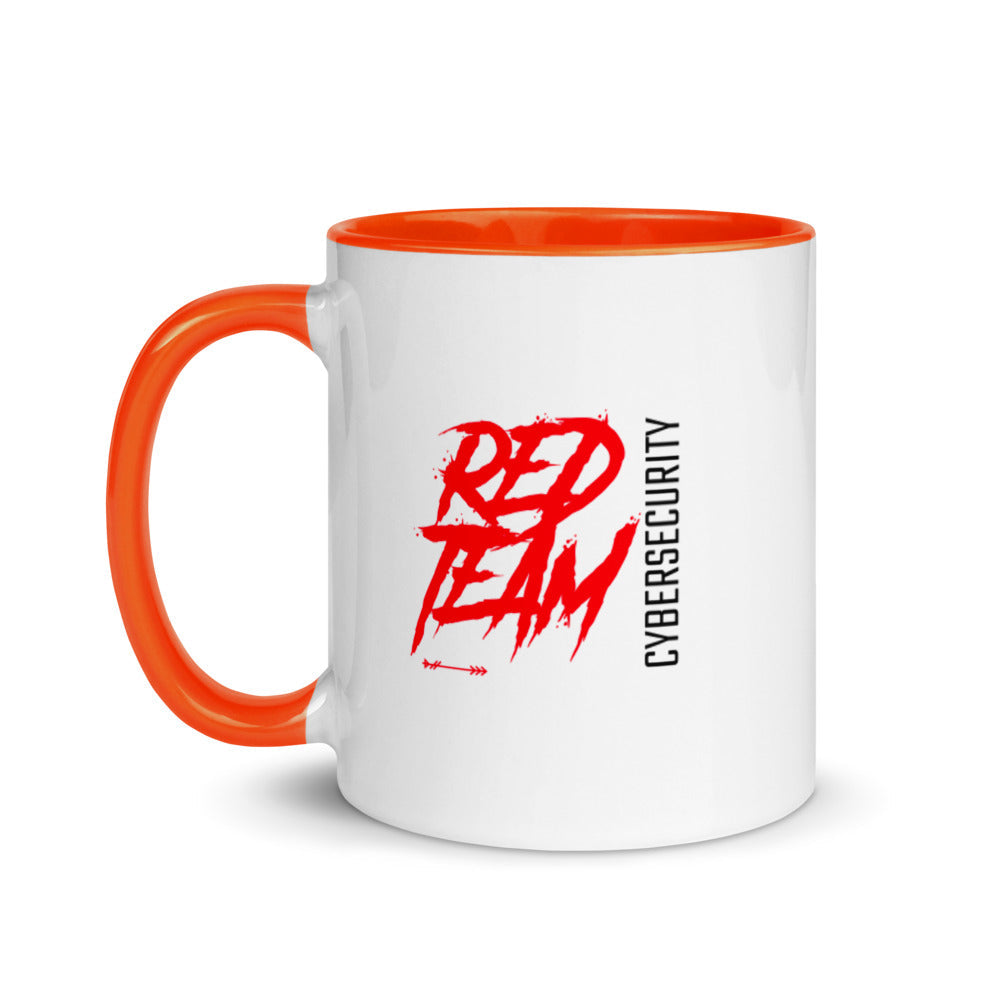 Cyber Security Red Team V10 - Mug with Color Inside by DarkByteGear