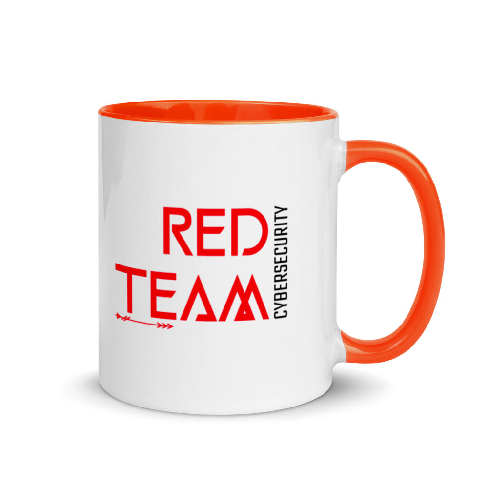 Cyber Security Red Team v4 - Mug with Color Inside by DarkByteGear