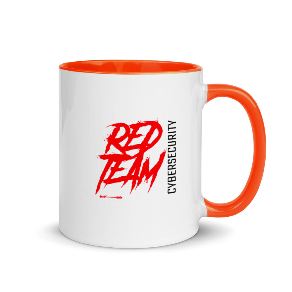 Cyber Security Red Team V10 - Mug with Color Inside by DarkByteGear