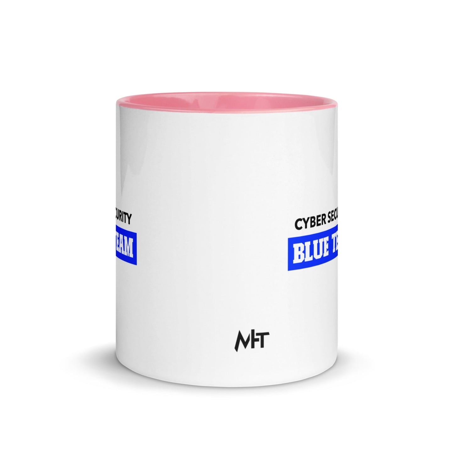Cyber Security Blue Team V10 - Mug with Color Inside by DarkByteGear