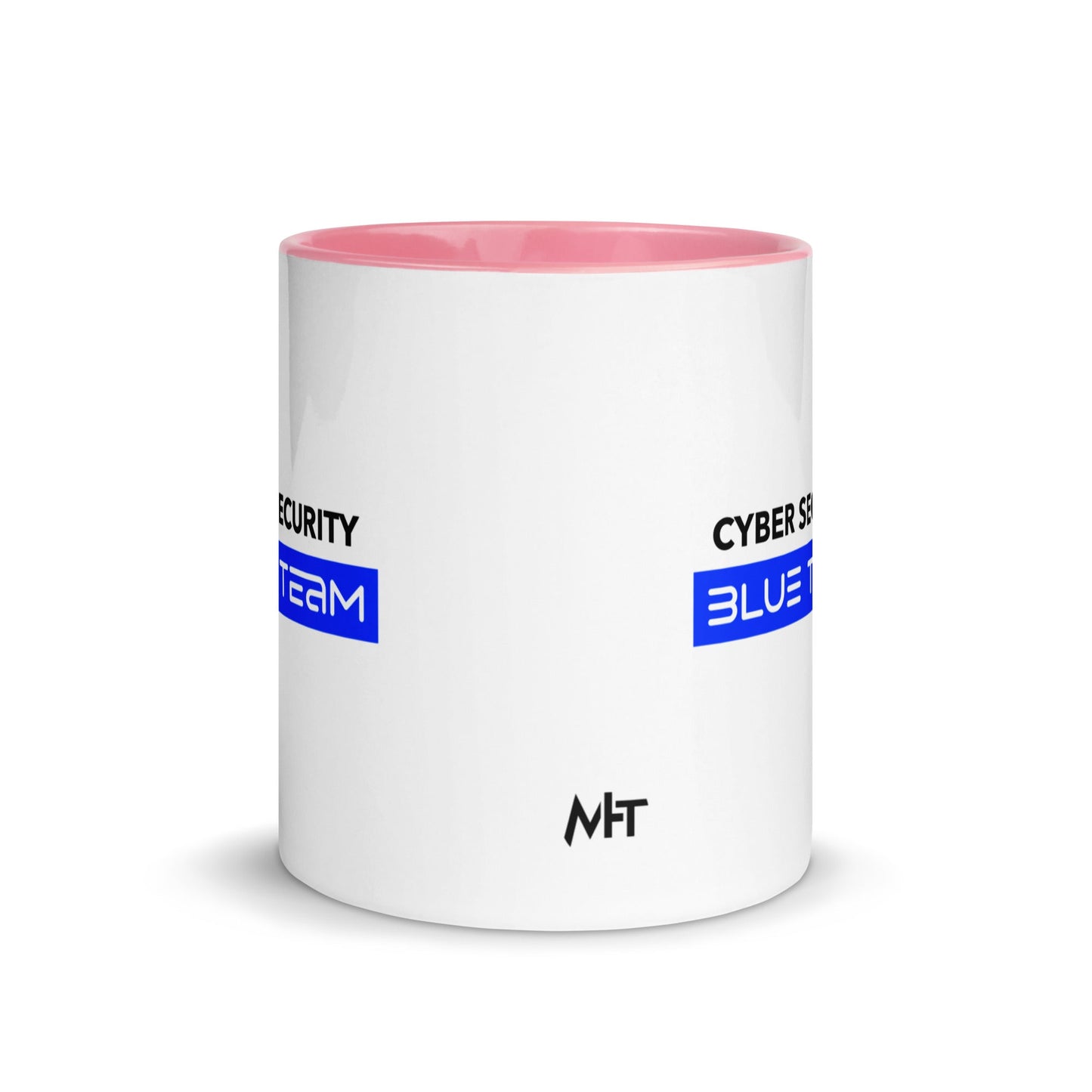 Cyber Security Blue Team V8 - Mug with Color Inside by DarkByteGear