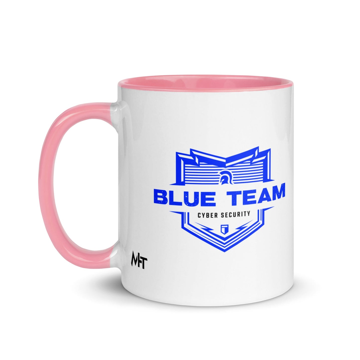 Cyber Security Blue Team V14 - Mug with Color Inside by DarkByteGear