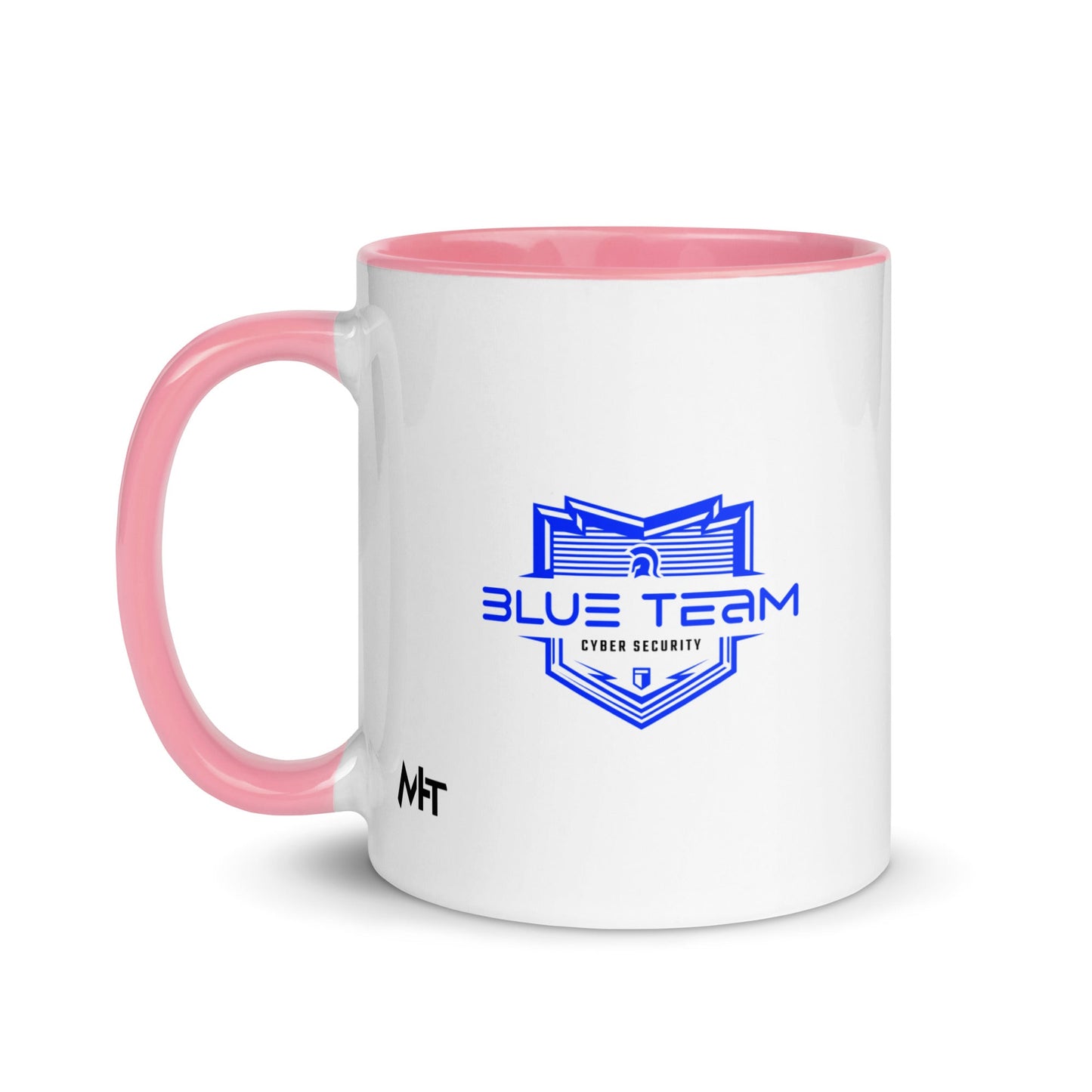 Cyber Security Blue Team V15 - Mug with Color Inside by DarkByteGear