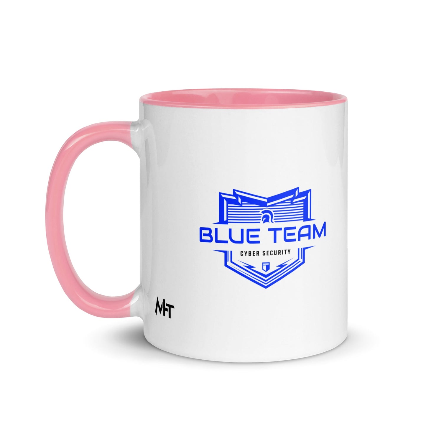 Cyber Security Blue Team V17 - Mug with Color Inside by DarkByteGear