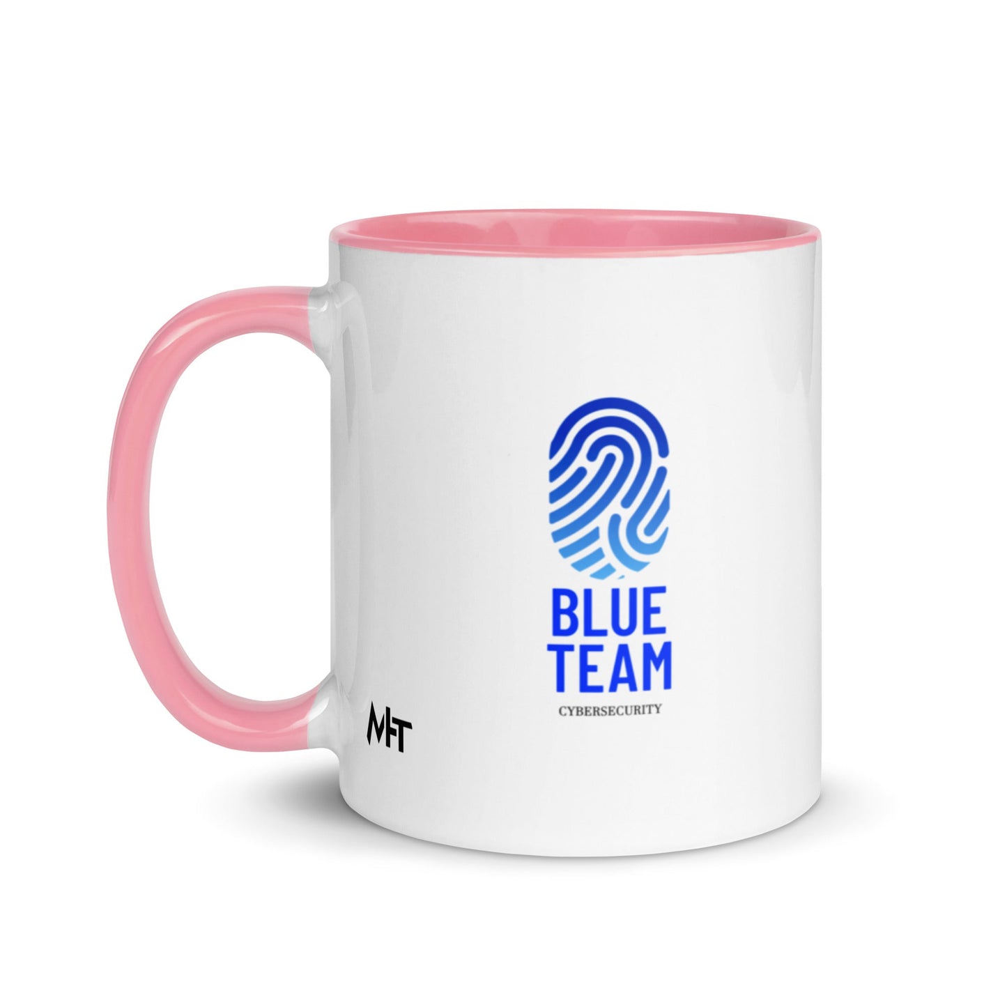Cyber Security Blue Team V2 - Mug with Color Inside by DarkByteGear