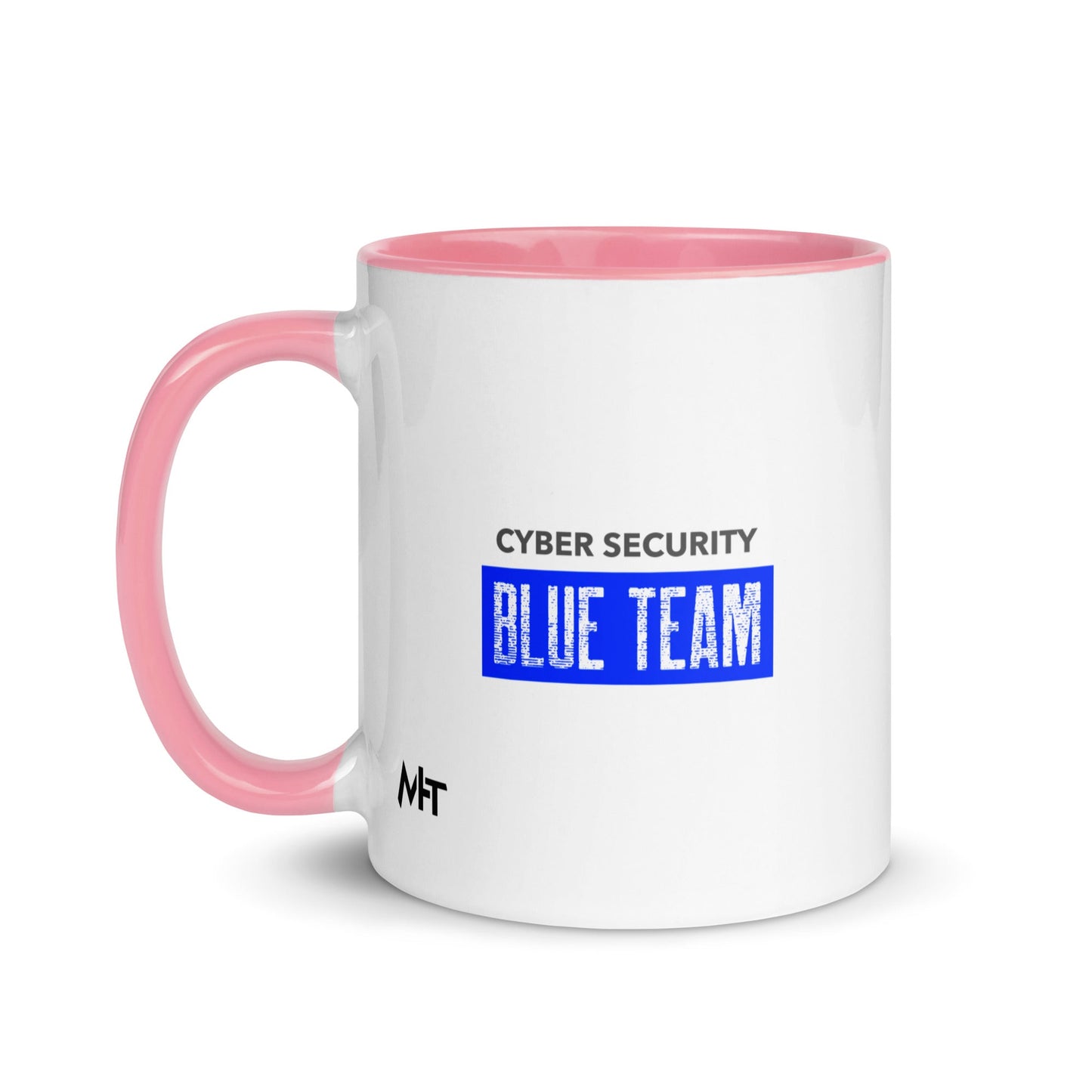 Cyber Security Blue Team V5 - Mug with Color Inside by DarkByteGear