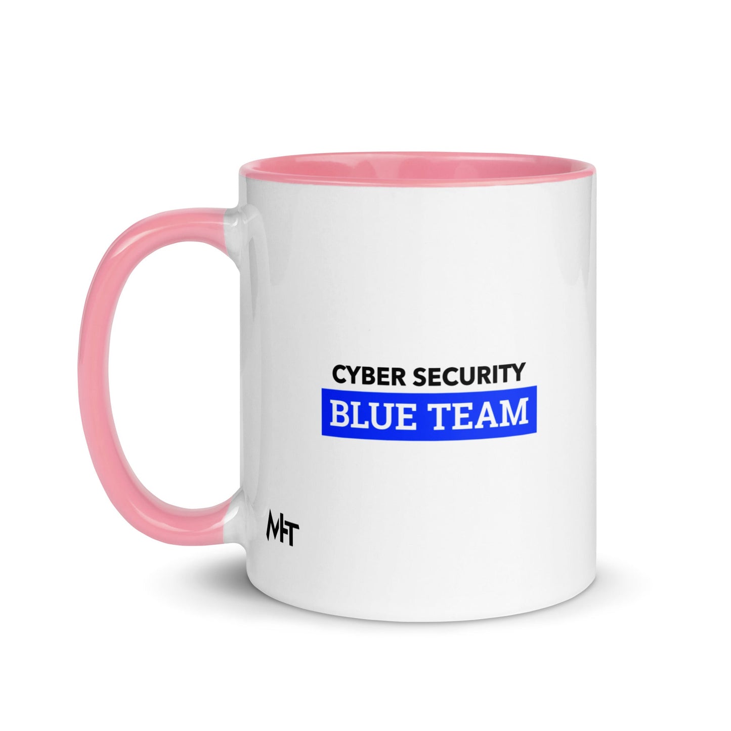 Cyber Security Blue Team V6 - Mug with Color Inside by DarkByteGear